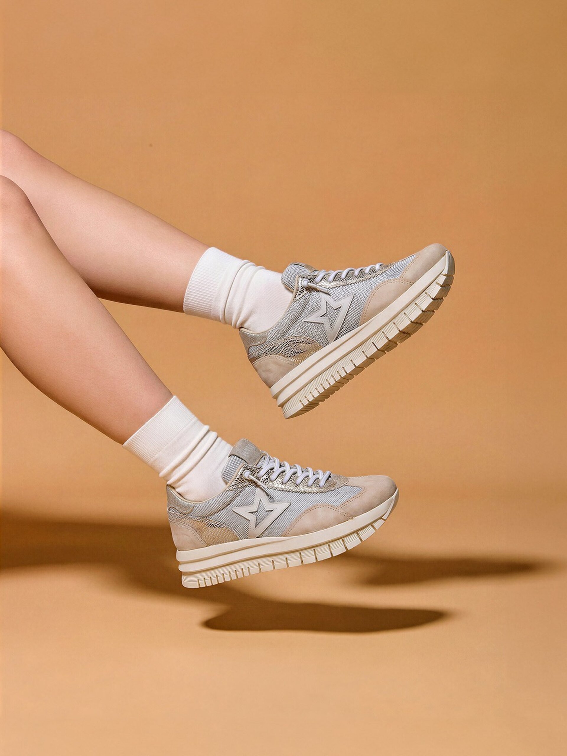 Deportivo CETTI metalizados beige C-1259 XL - 1