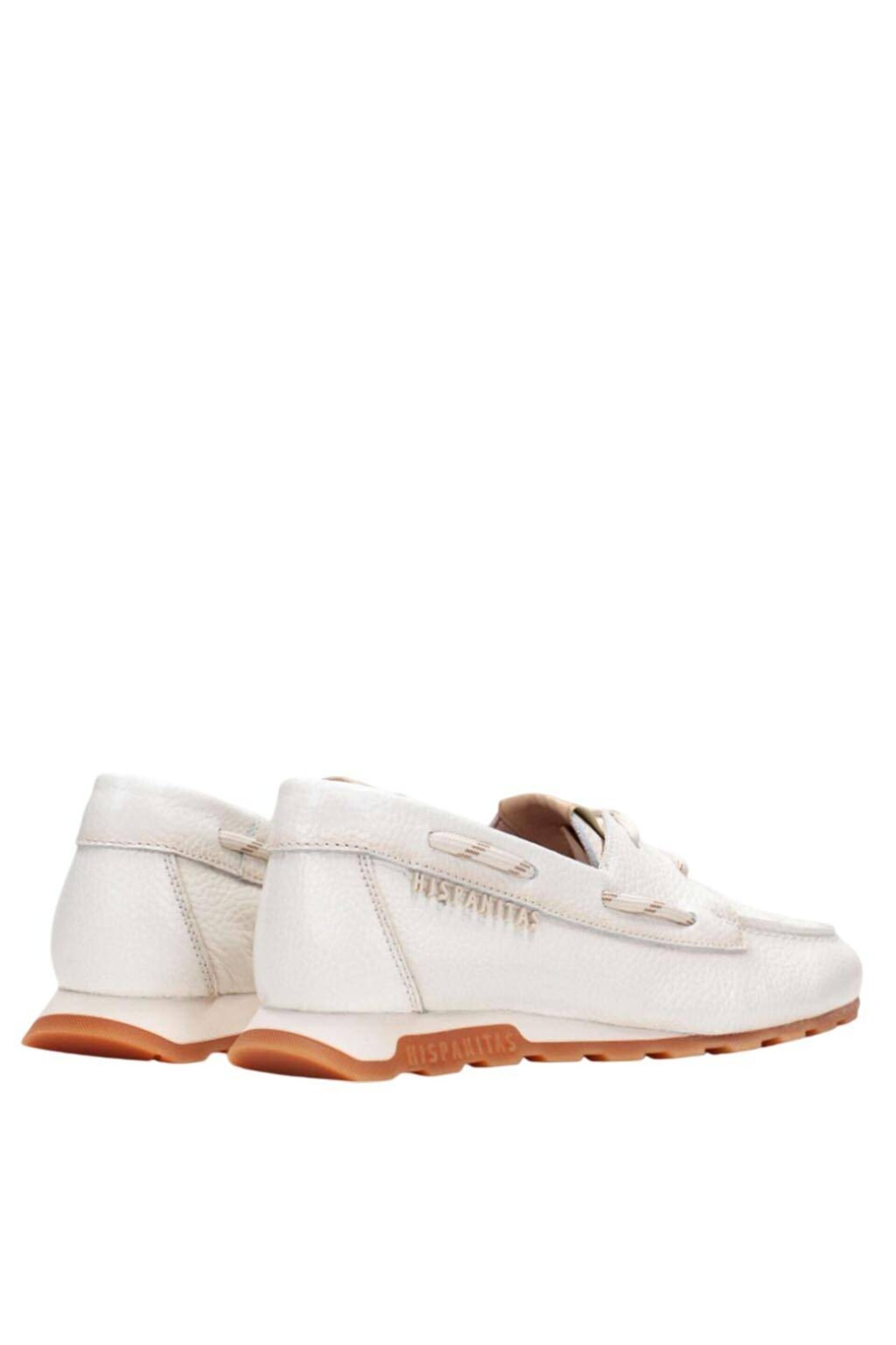 Mocasin náutico Hispanitas piel Zinnia blanco HV254603 - 4