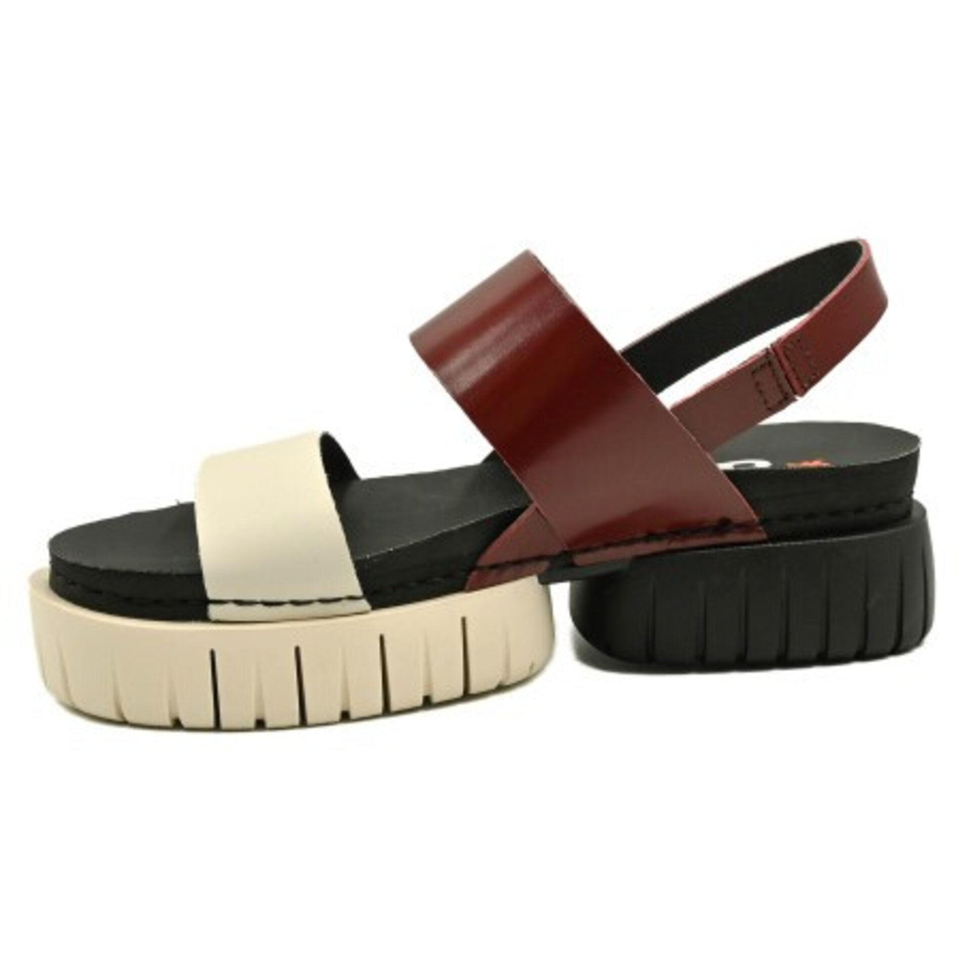 Sandalia ART multi Madeira burgundy/cream 1881 - 3