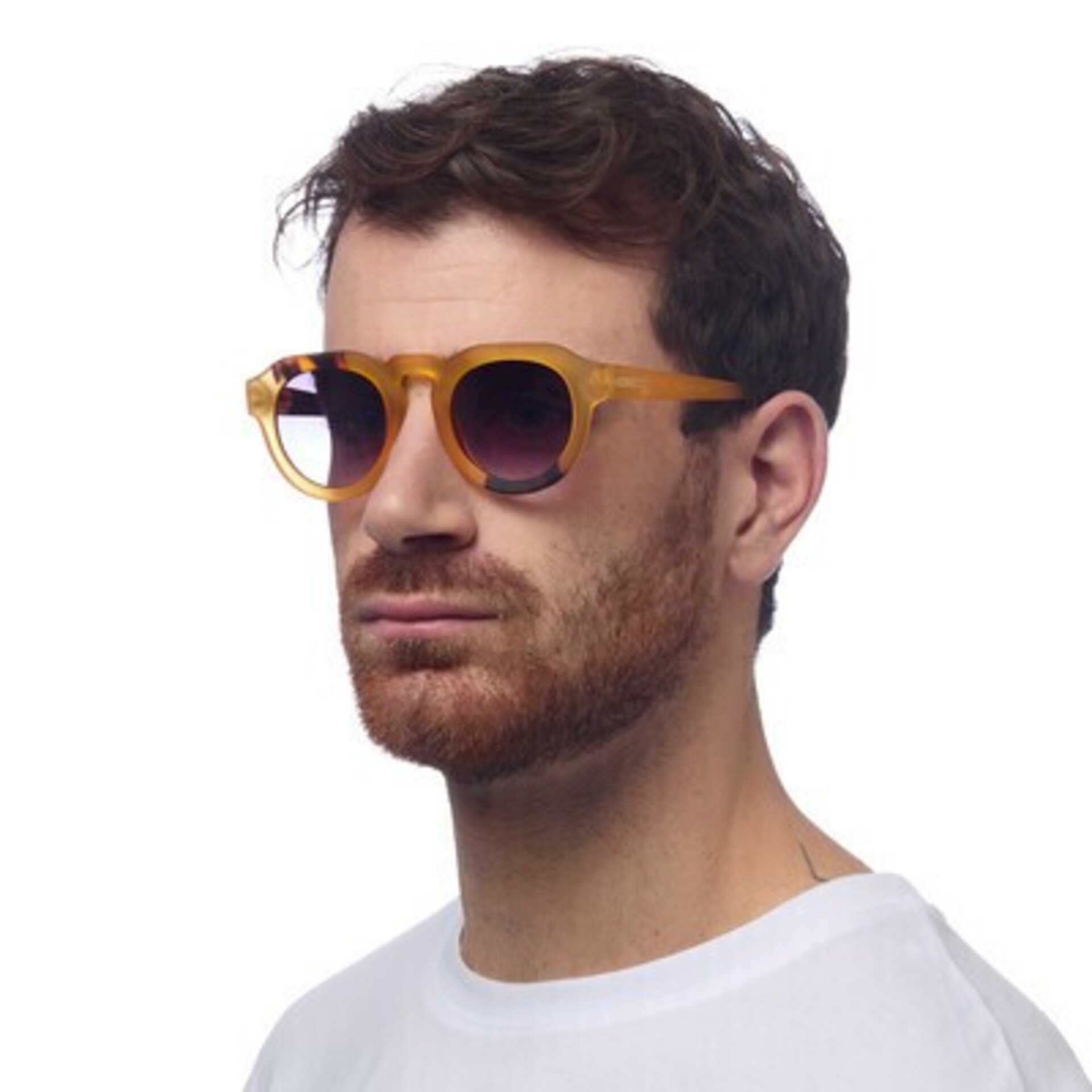 Gafas Okkia de sol Zeno Round amarillo OK032-Y3H - 2