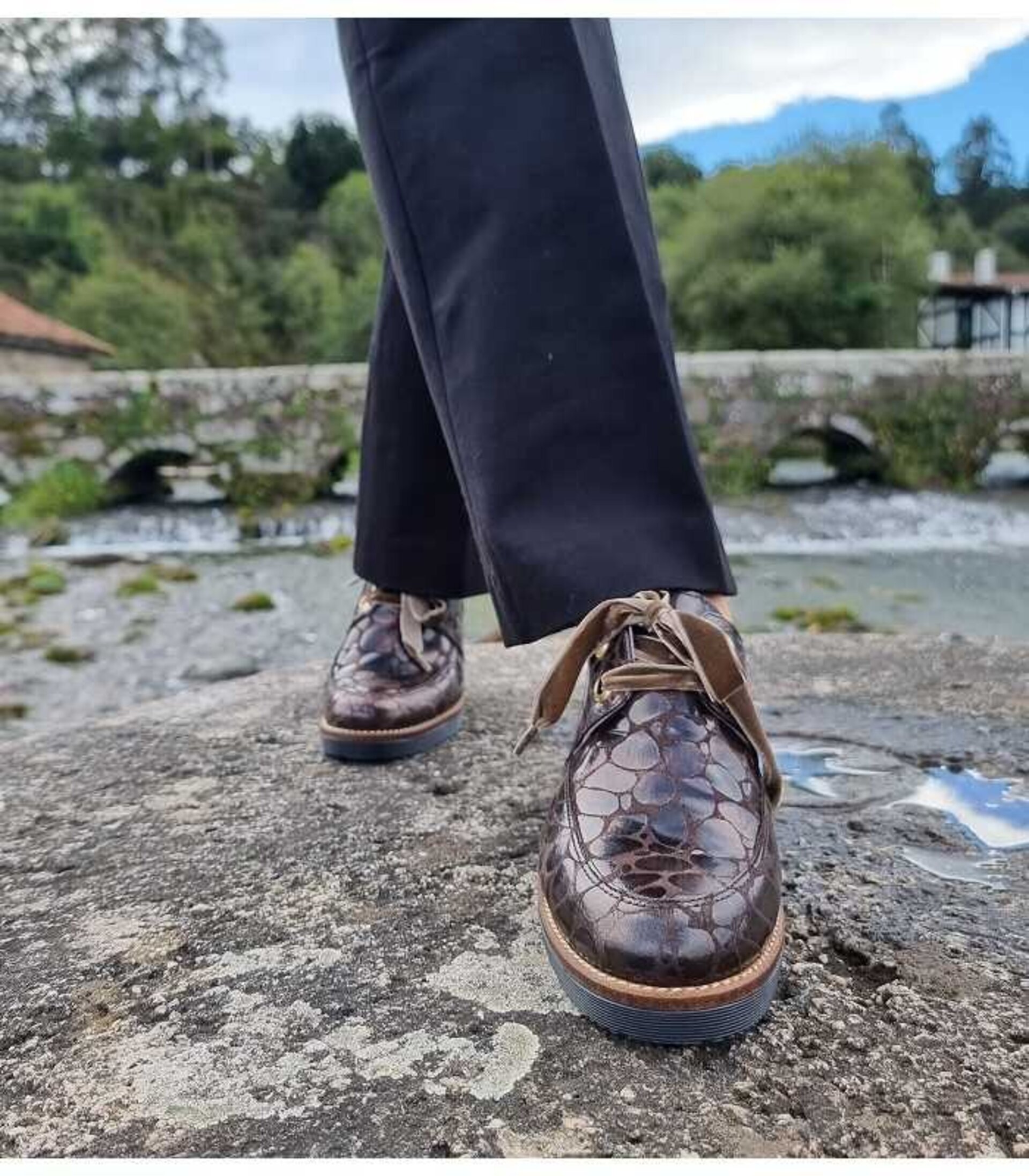 Zapato Nival cordones LUKA piel coco - 2