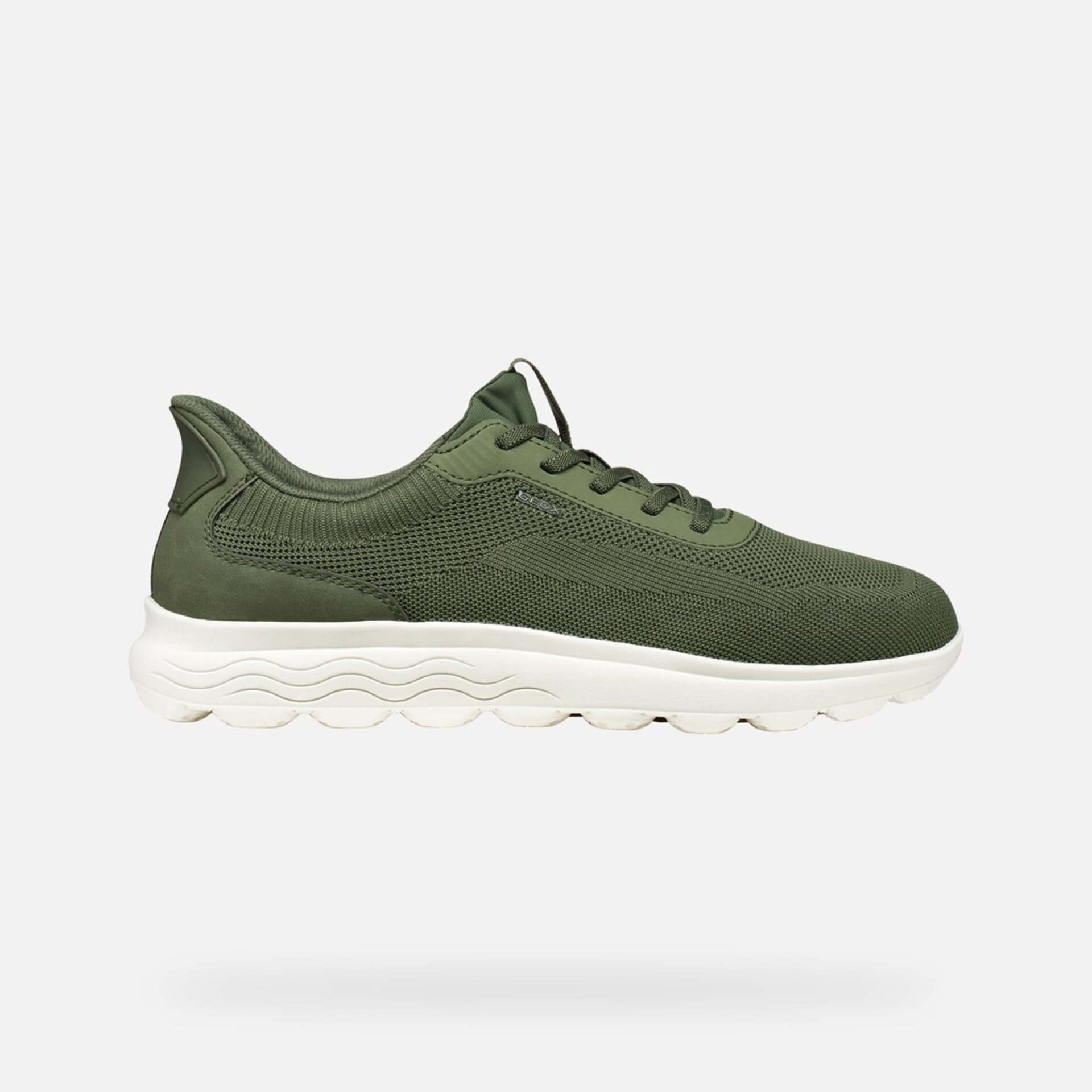 Zapatillas Geox slip in Spherica Plus verde U55MPA - 2