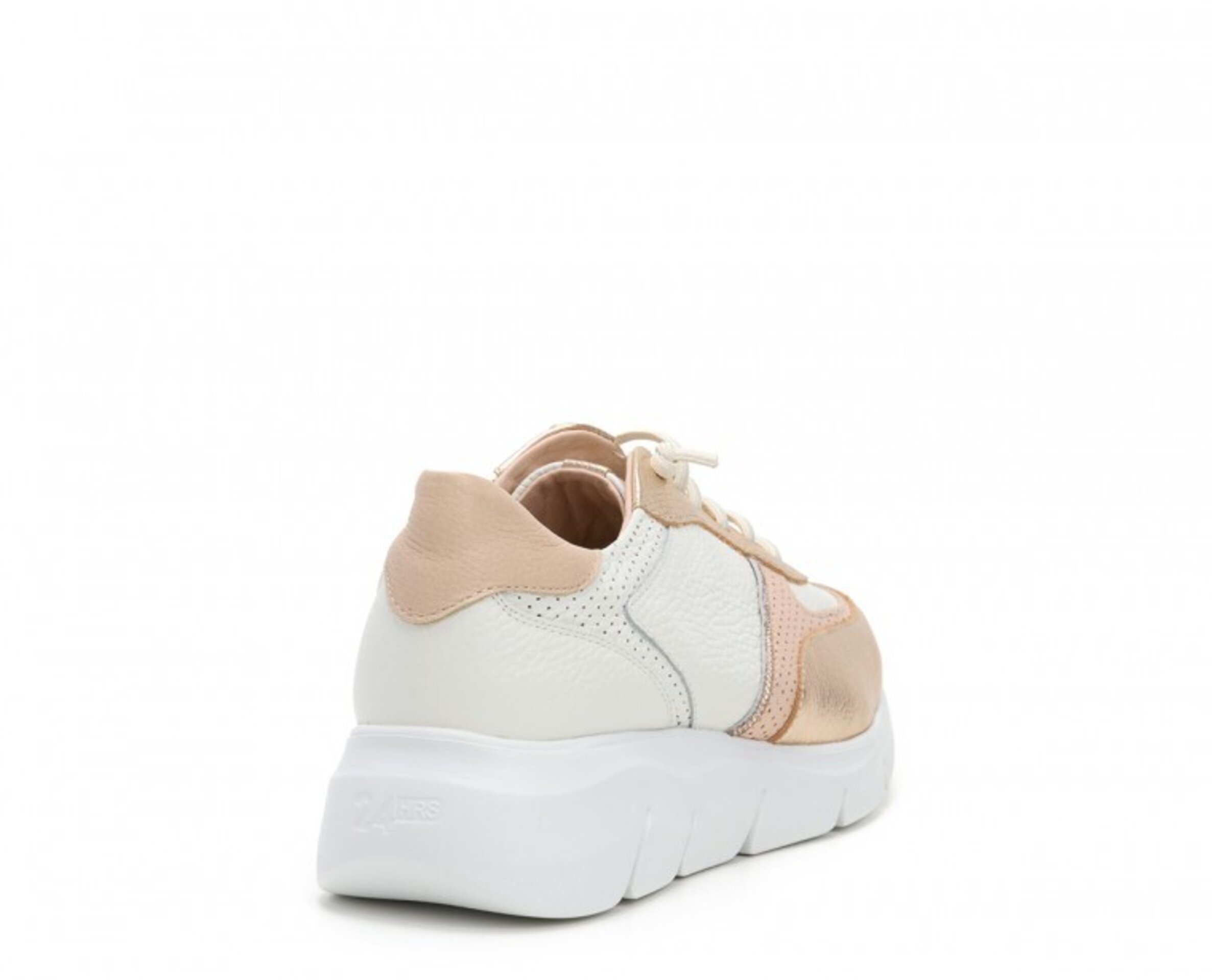 Sneaker 24 HORAS piel cordón elástico 26462 - 3
