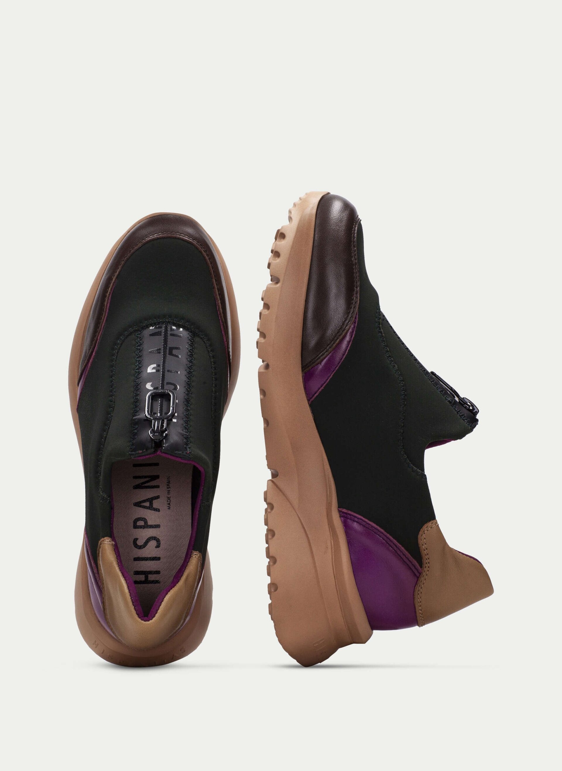 Mocasín Hispanitas cremallera 233032 piel-neopreno - 7