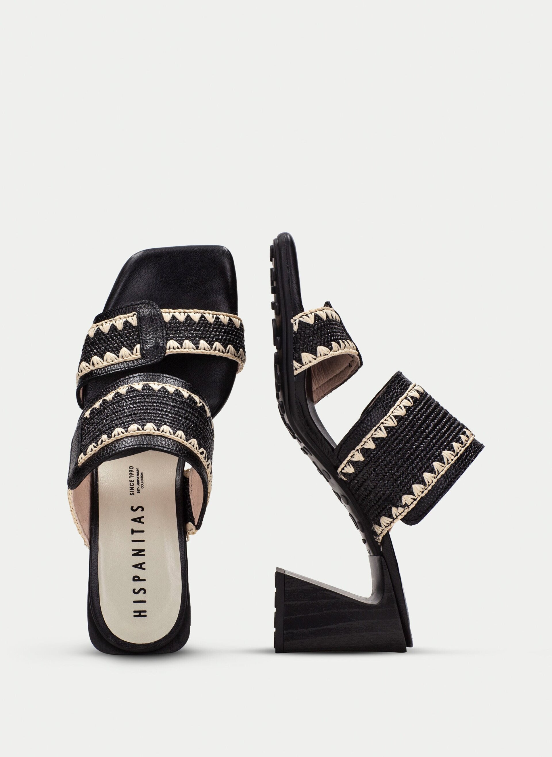 Sandalia Hispanitas destalonada Miami negro HV253946 - 2