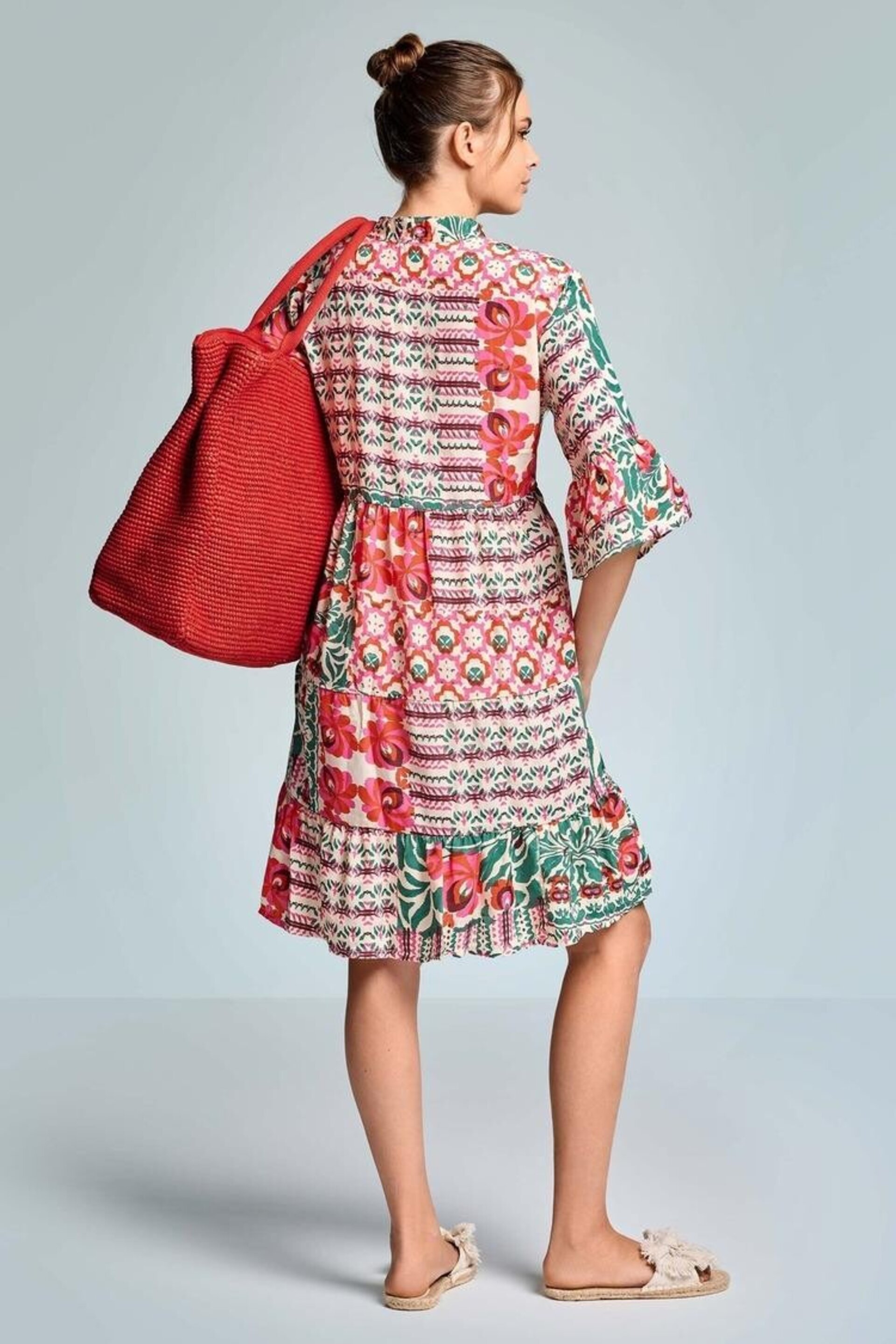 Vestido Iconique  mangas 3/4 Morena IC26-094 - 2