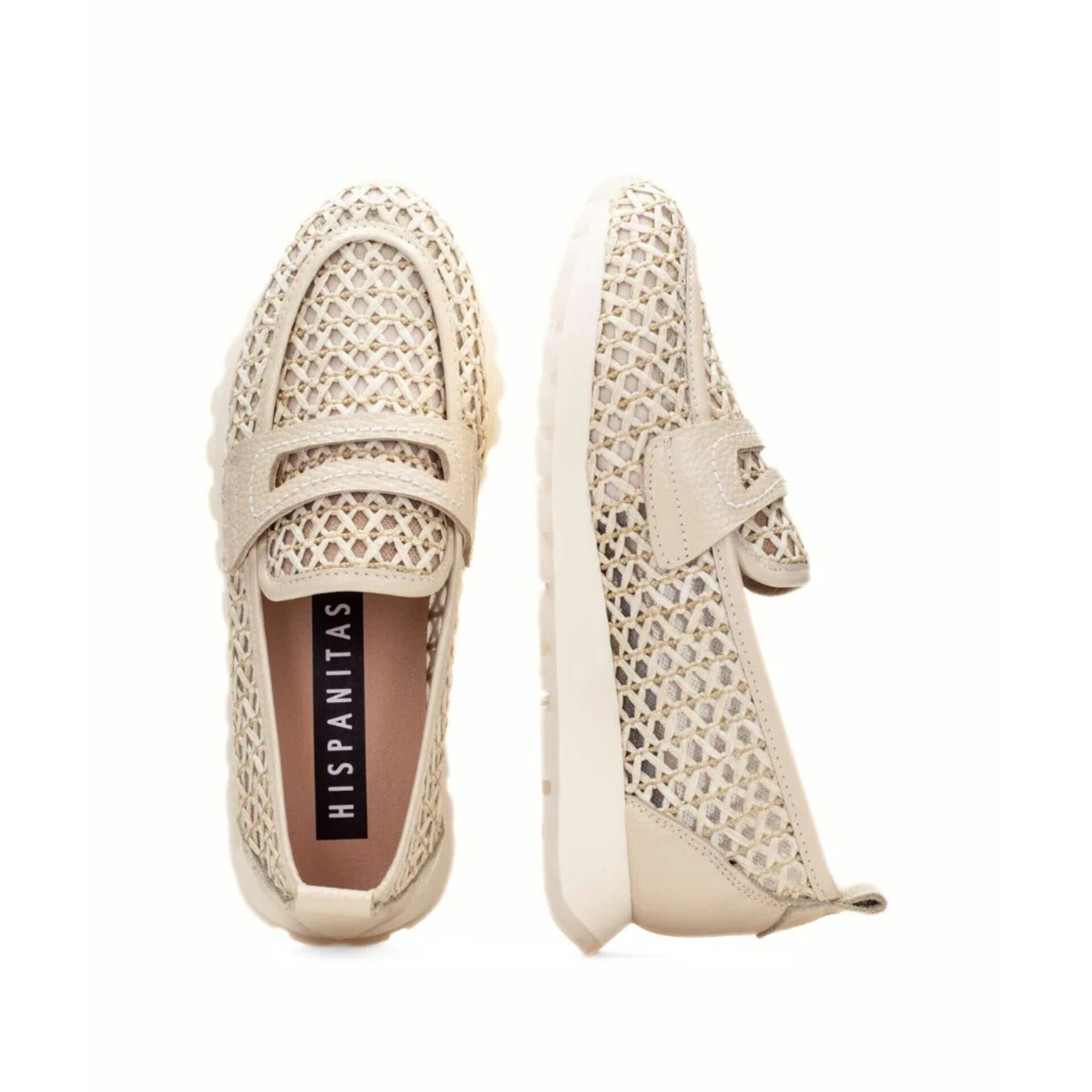 Mocasin Hispanitas sport Oregon crema RHV264856 - 1