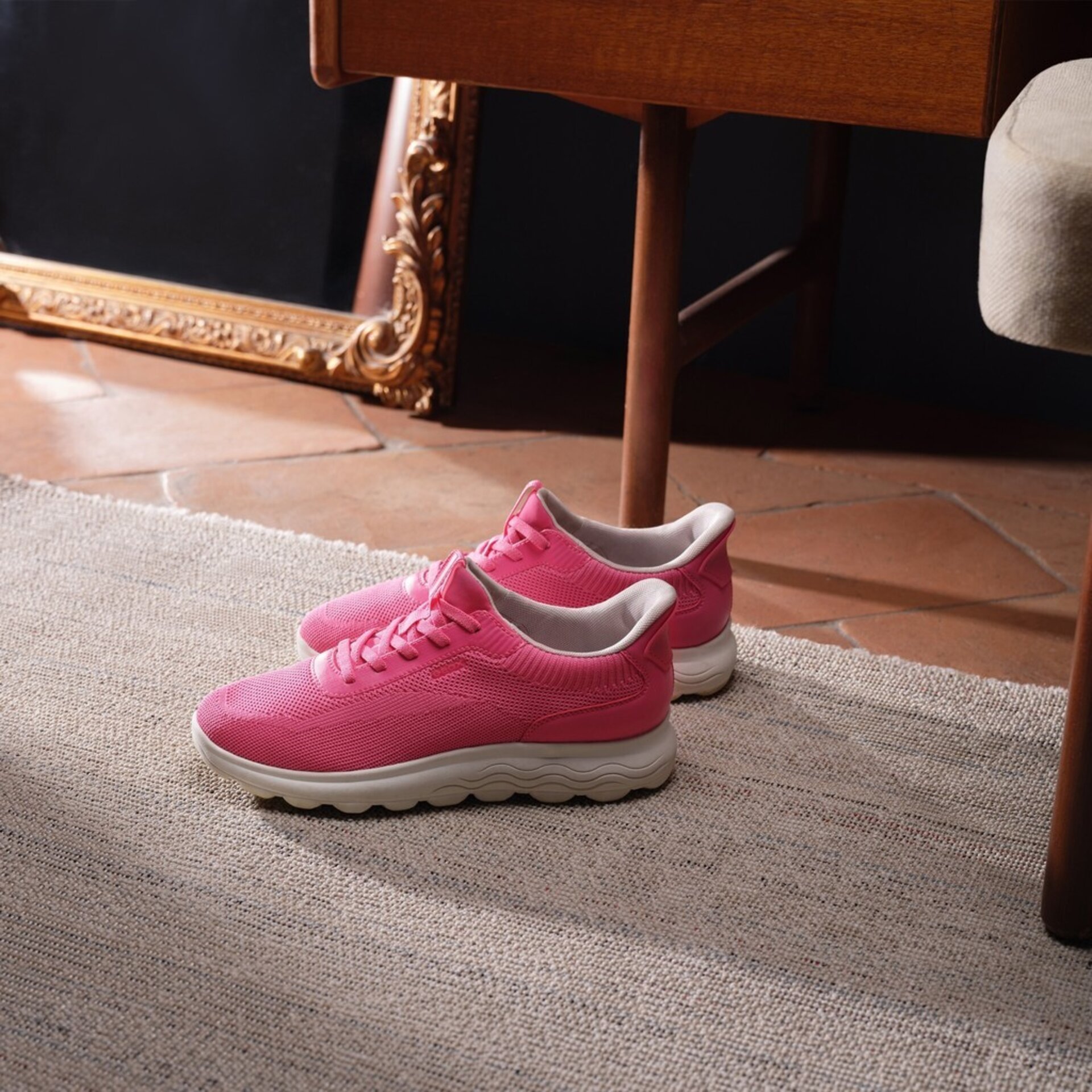 Zapatilla Geox slip in Spherica Plus fucsia D557MA - 1