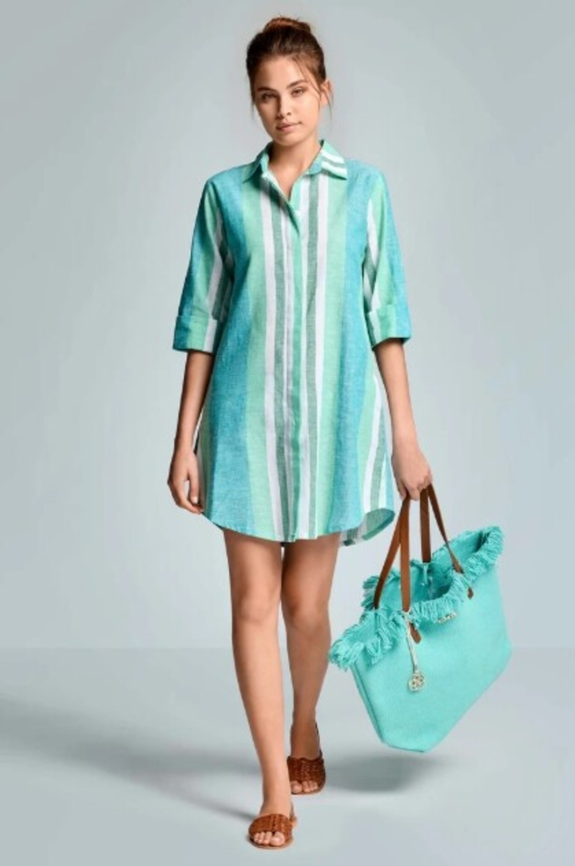 Vestido Iconique camisero lino Eleanor IC26-052 - 1