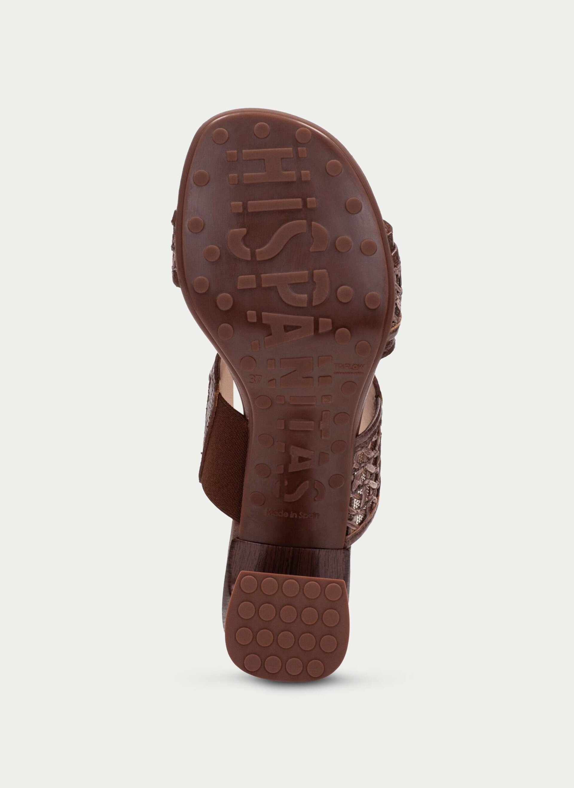 Sandalia Hispanitas destalonada orquidea avellana RHV264747 - 5