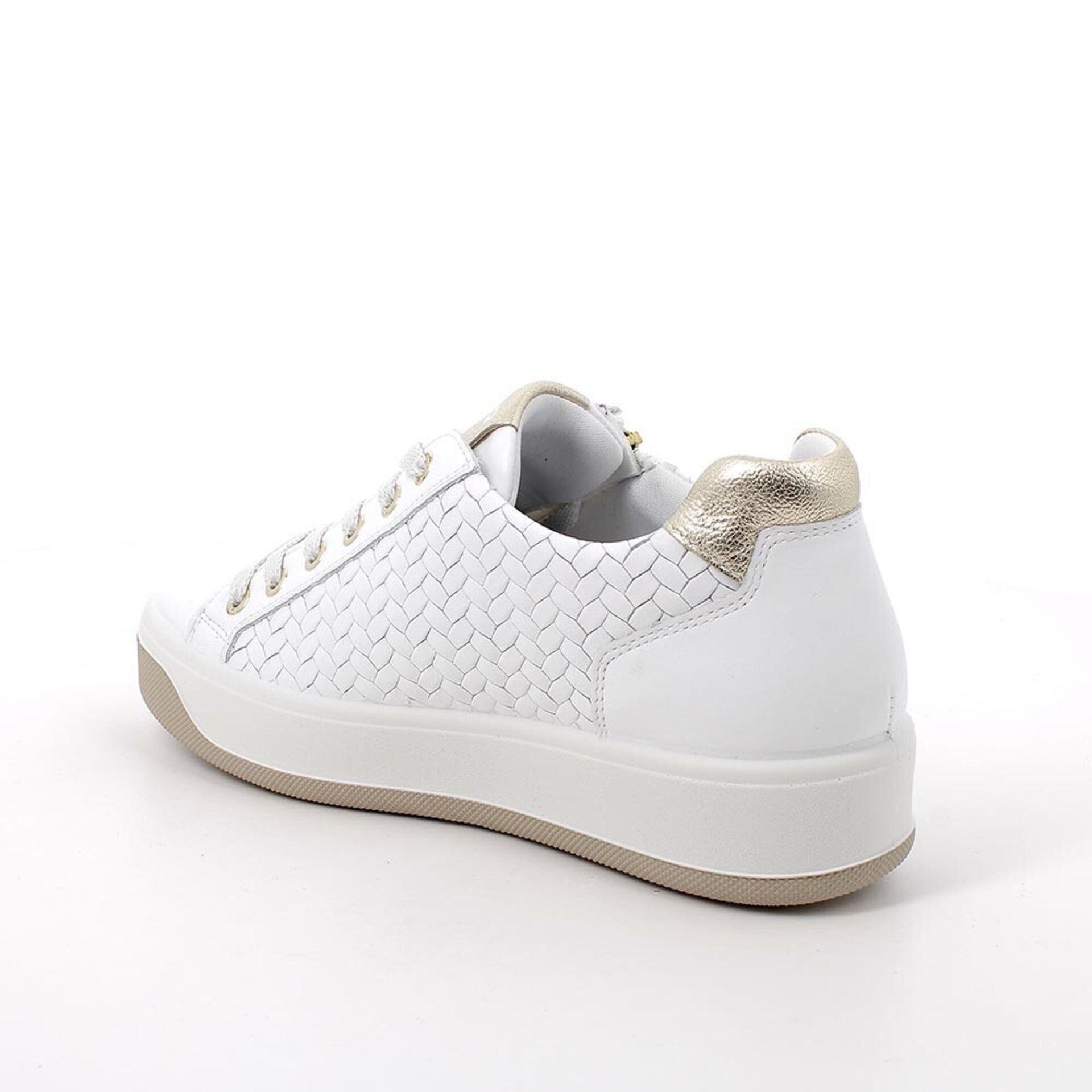 Deportivo Igi&Co piel blanco cremallera - 3