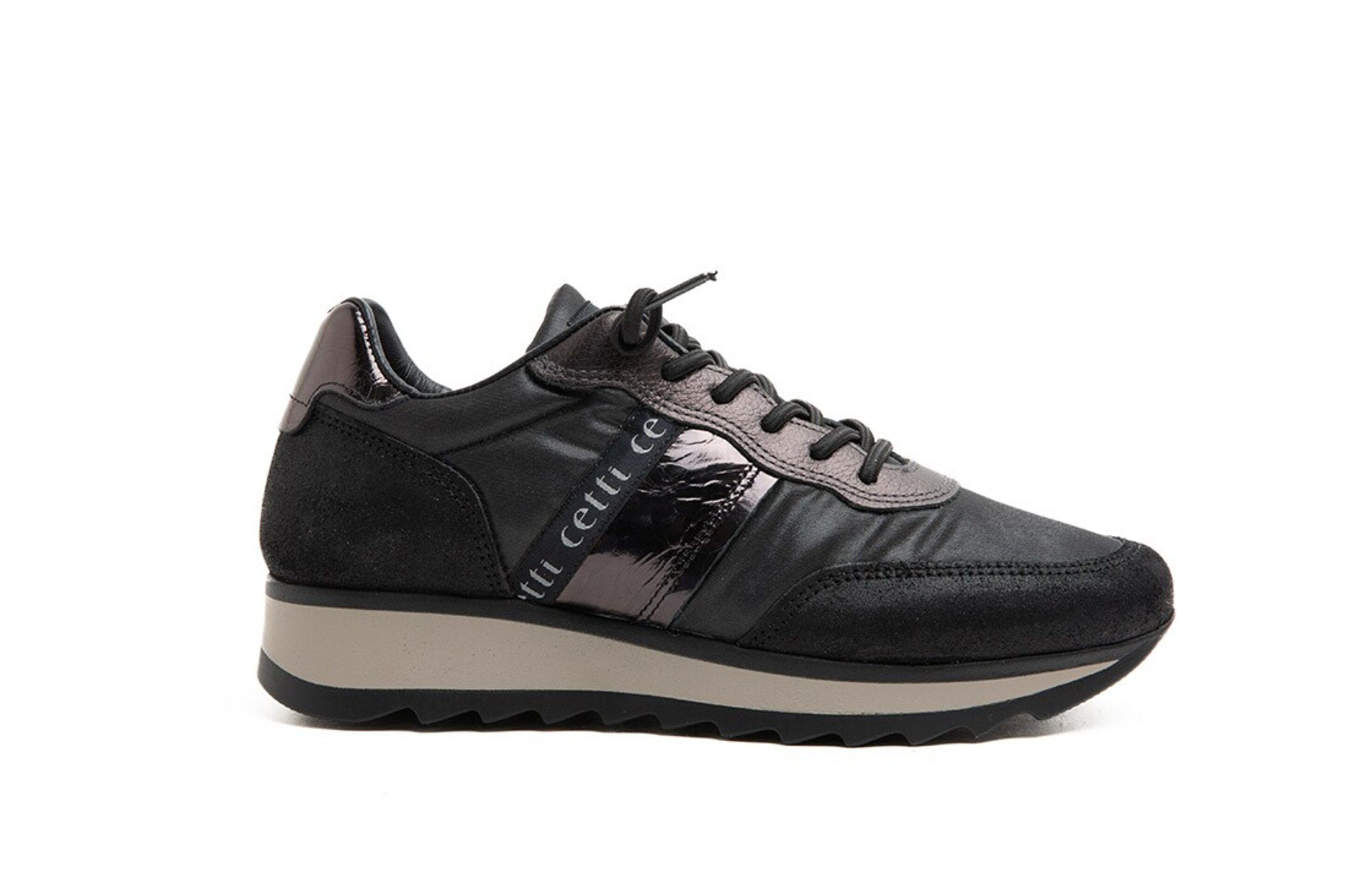 Deportiva CETTI metal/mesh negro C-848 XL - 2