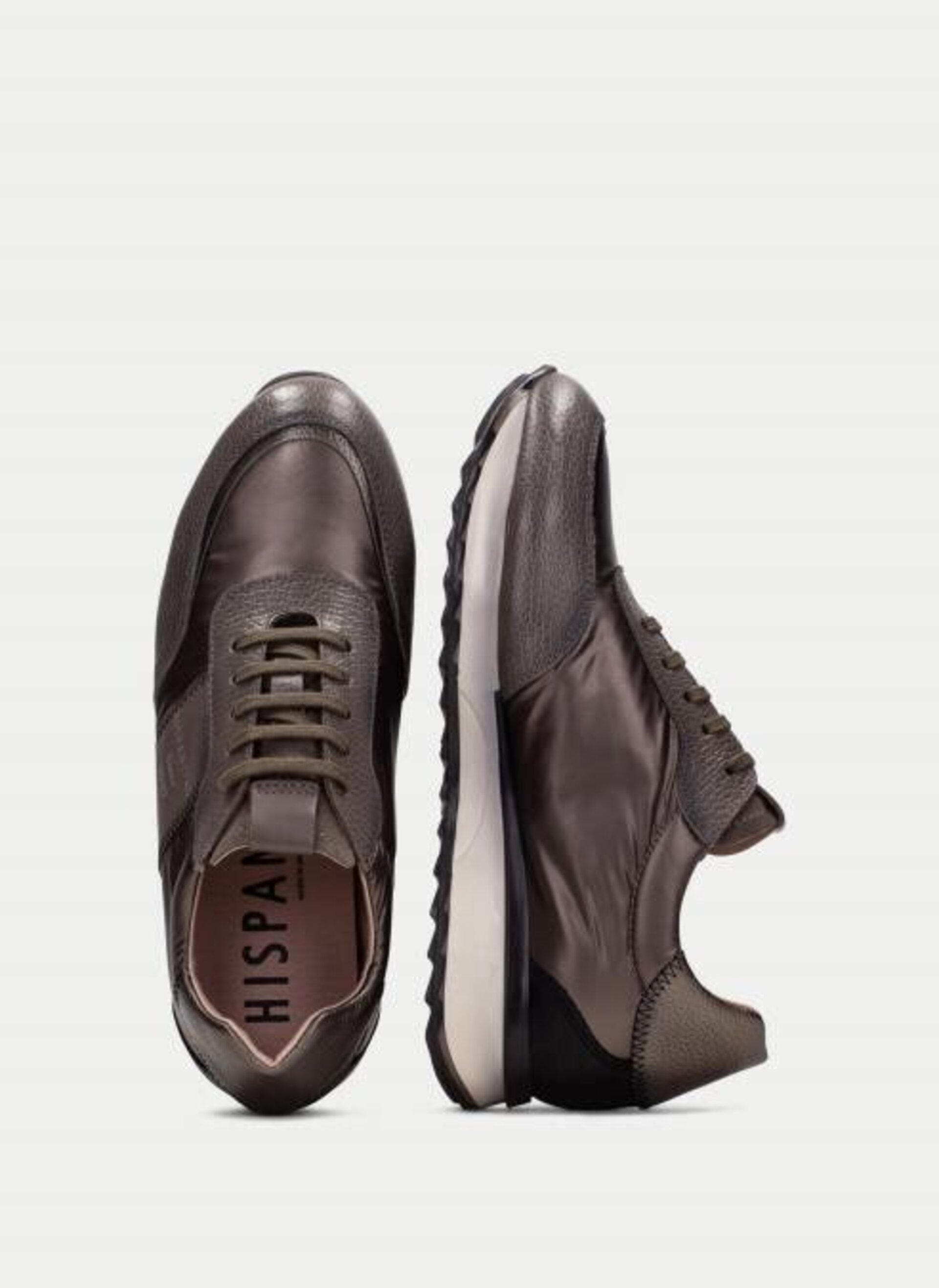 Deportivo Hispanitas cordones Kate pìel plomo - 3