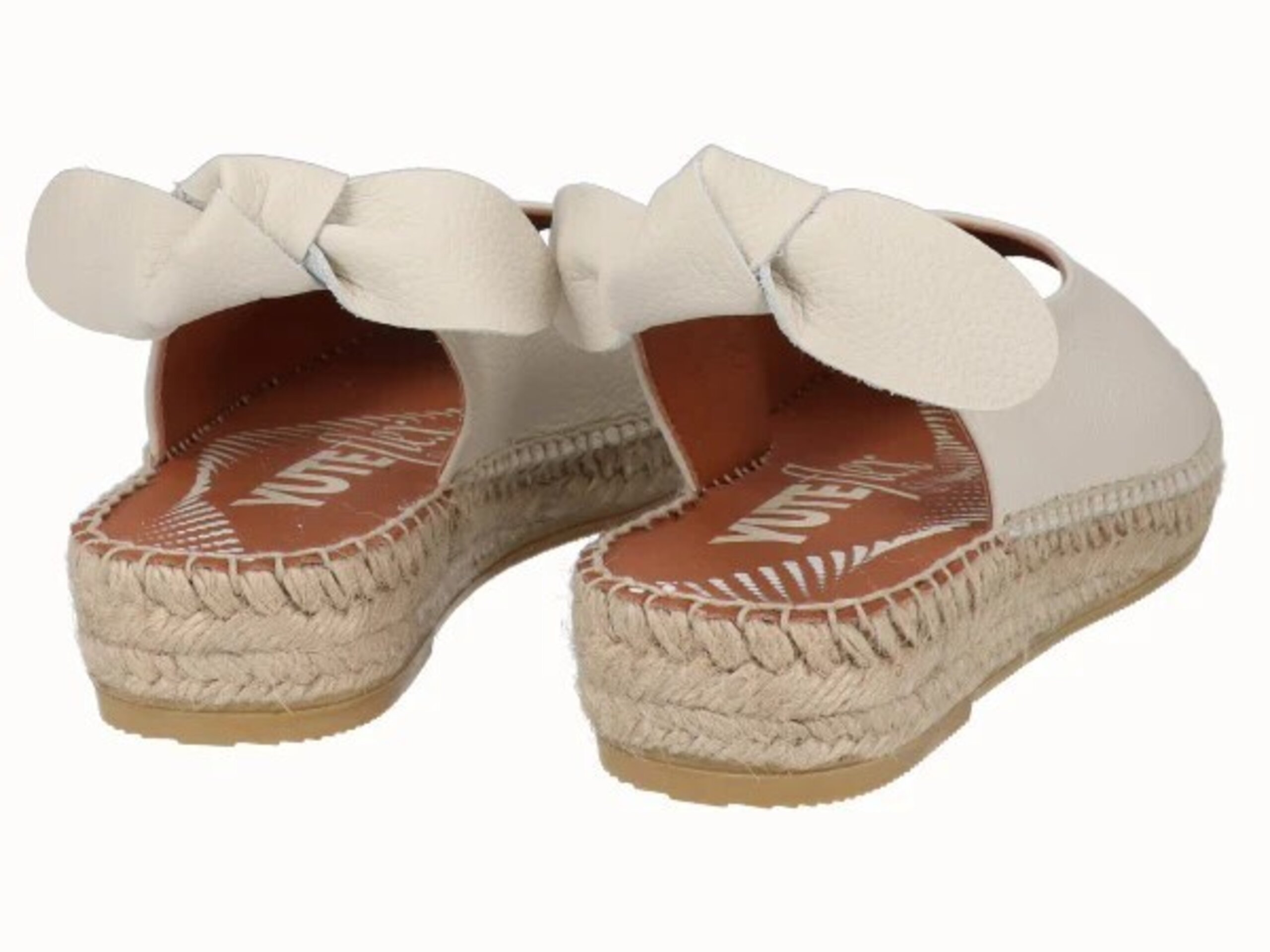 Alpargata Viguera plana Peep Toes yuteflex mars vainilla 2232 - 3