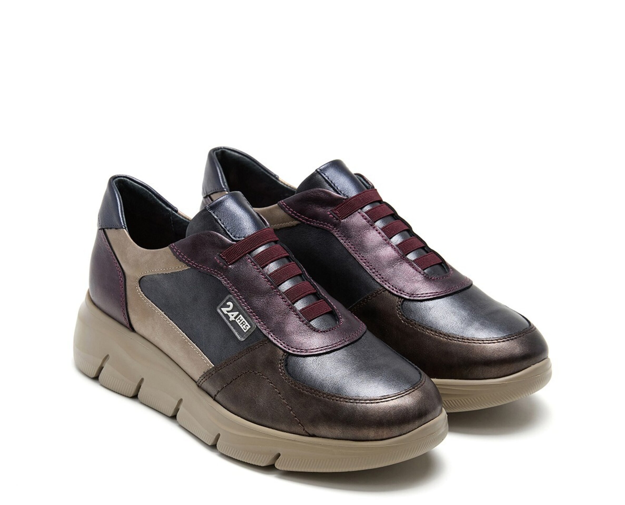 Sneaker 24HORAS piel elástico 26615 - 3