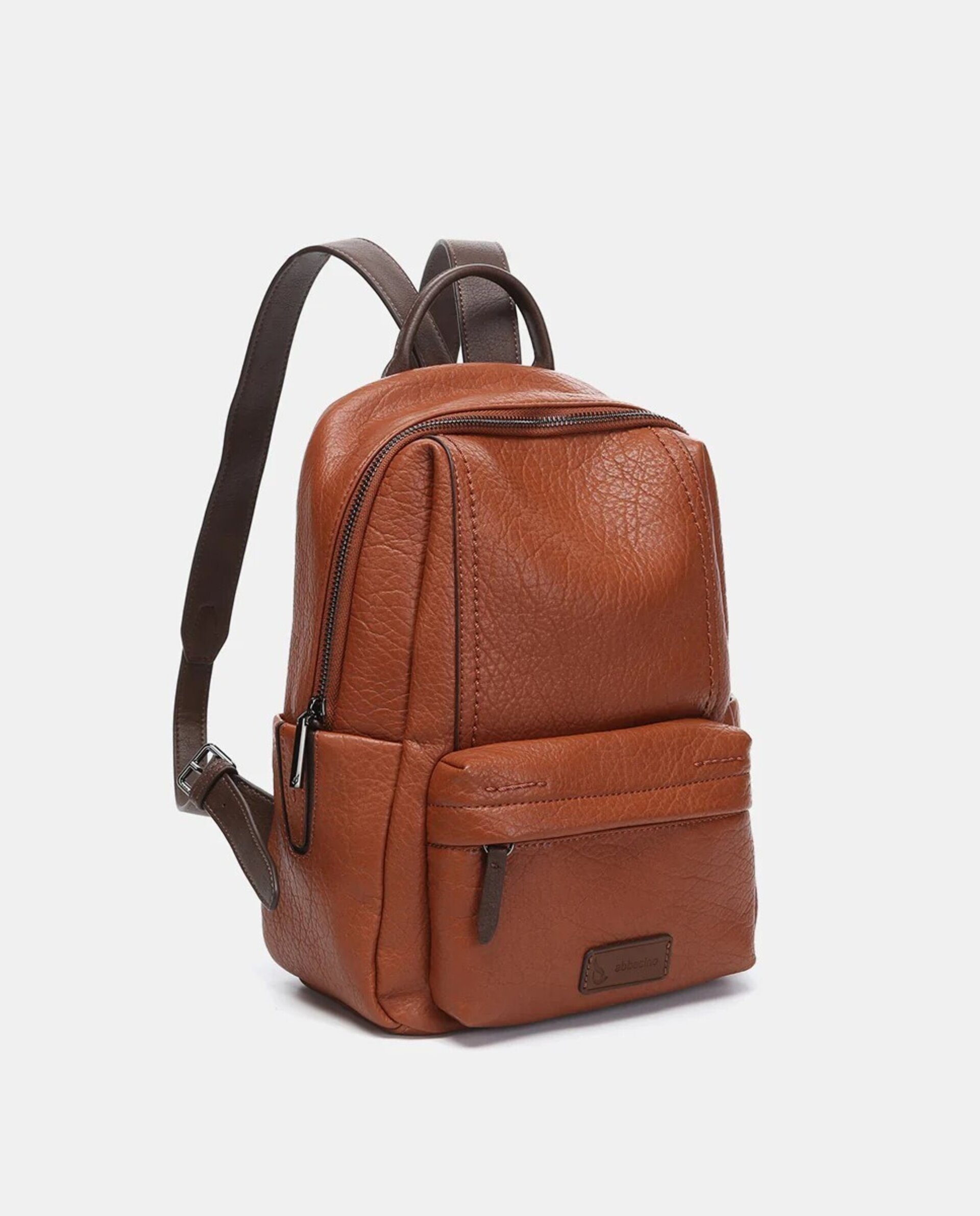 Mochila Abbacino reciclada cognac 81161-53 - 2