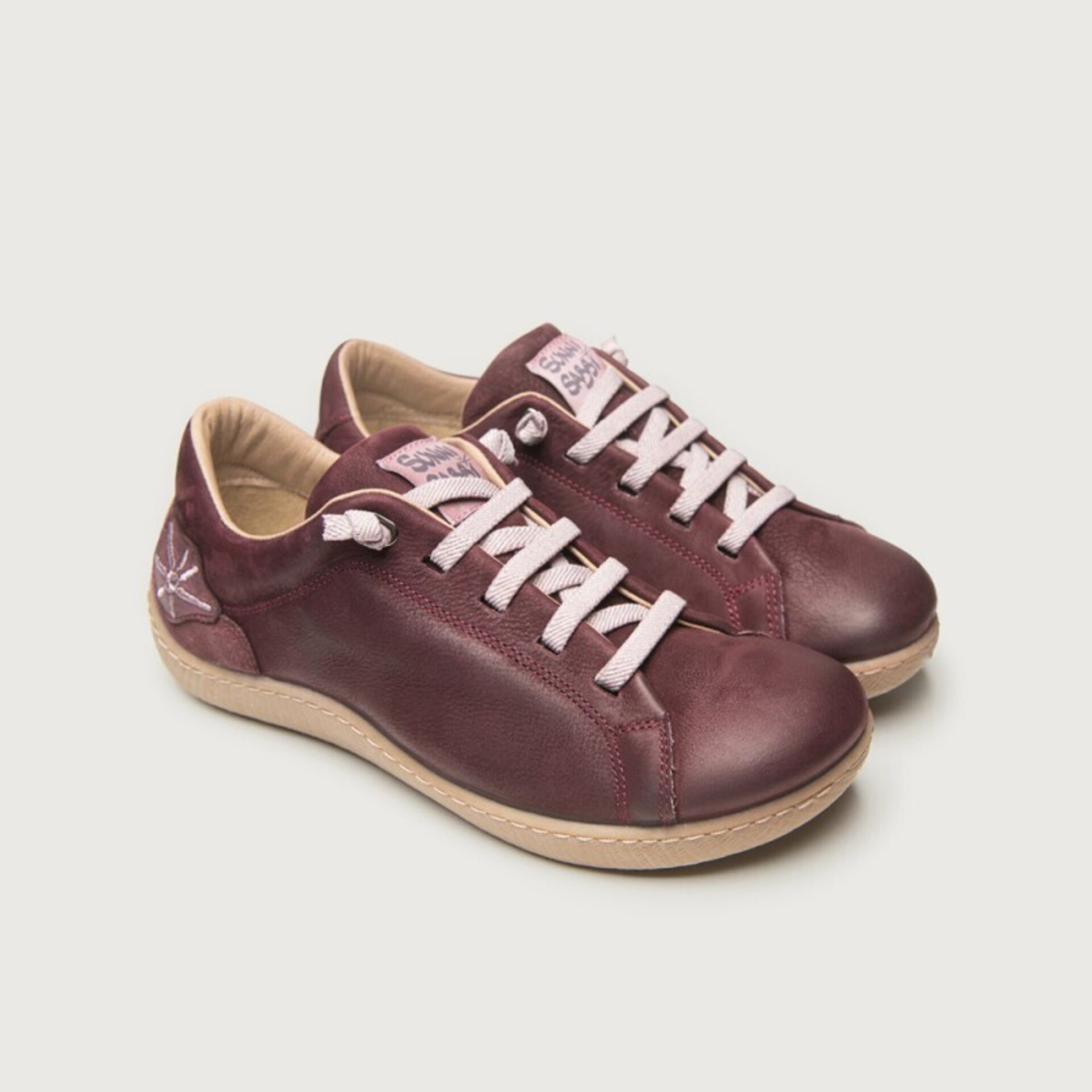 Sneaker Sunni Sabbi piel NANTAI burdeos - 2