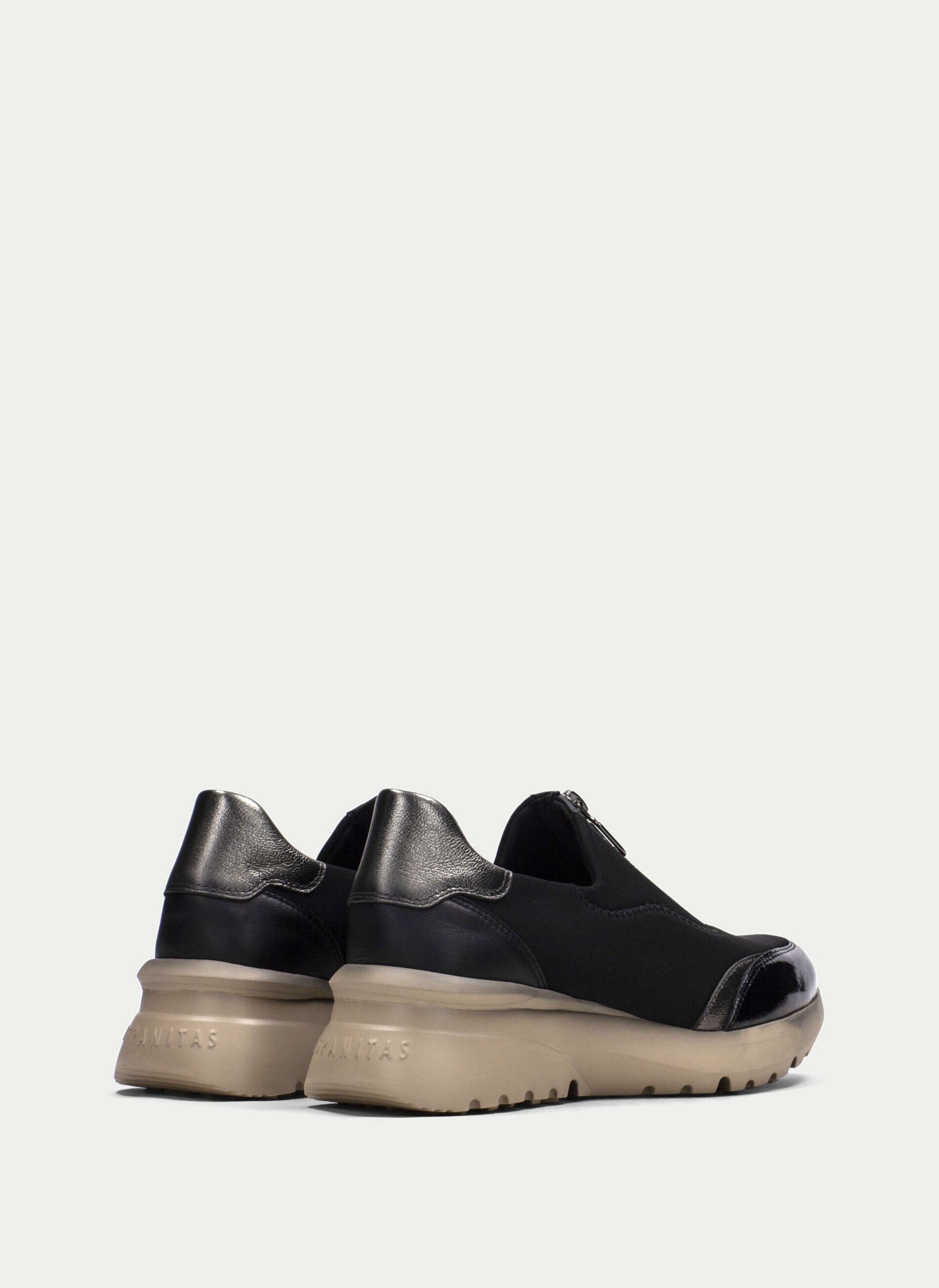 Mocasín Hispanitas cremallera 233032 piel-neopreno - 3