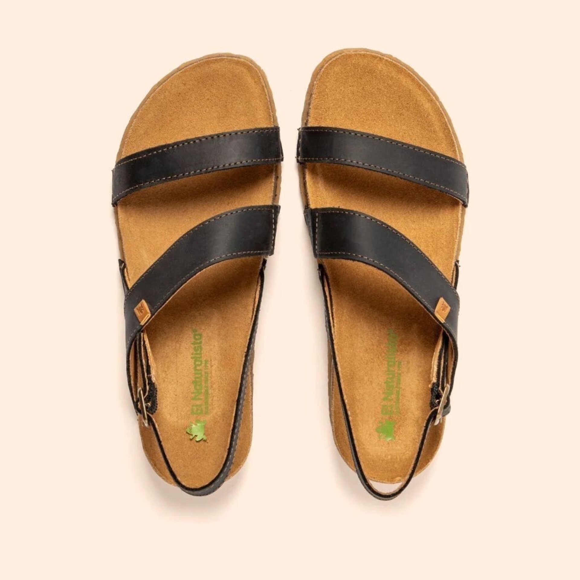 Sandalia El Naturalista Arizona black Panglao N5804 - 6