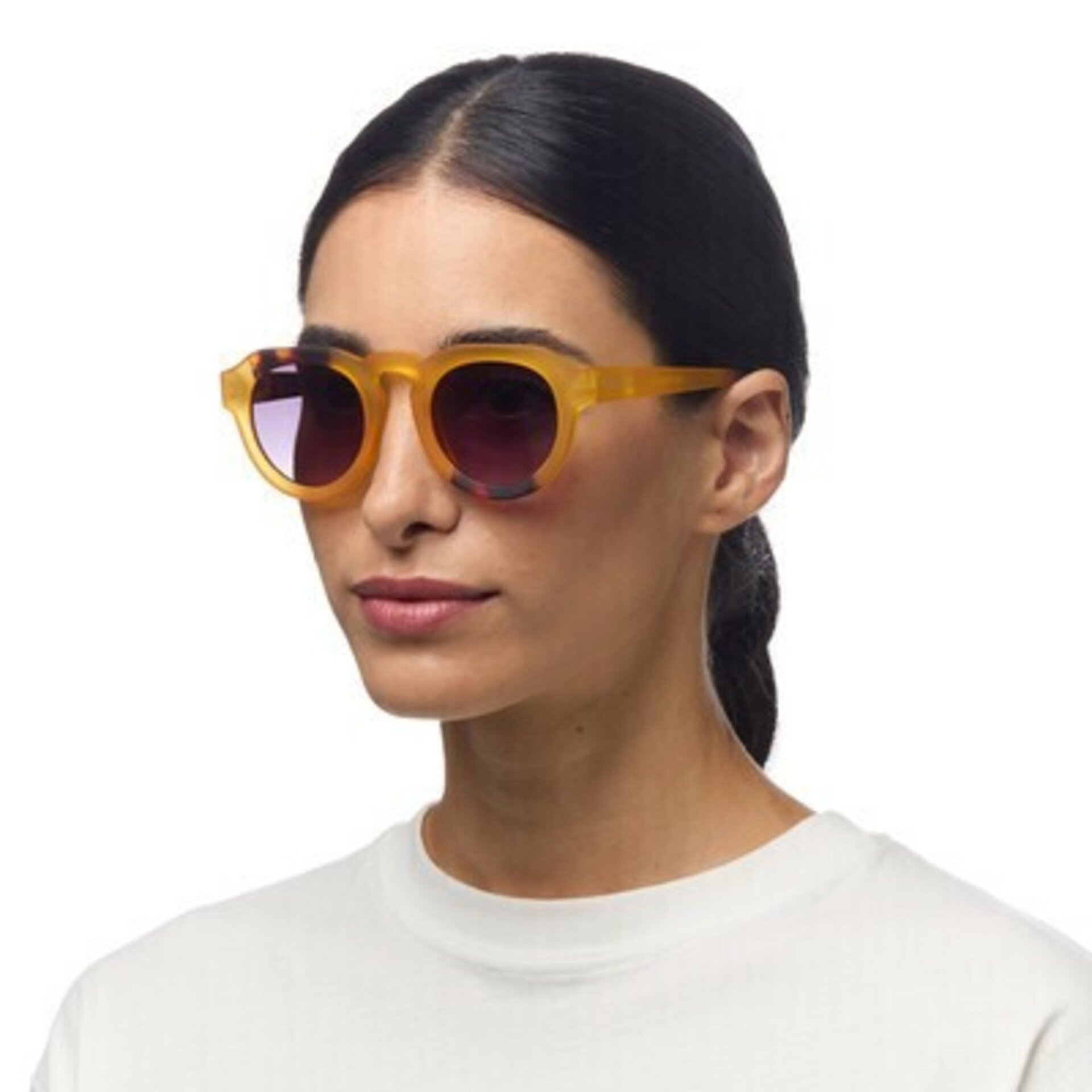 Gafas Okkia de sol Zeno Round amarillo OK032-Y3H - 4
