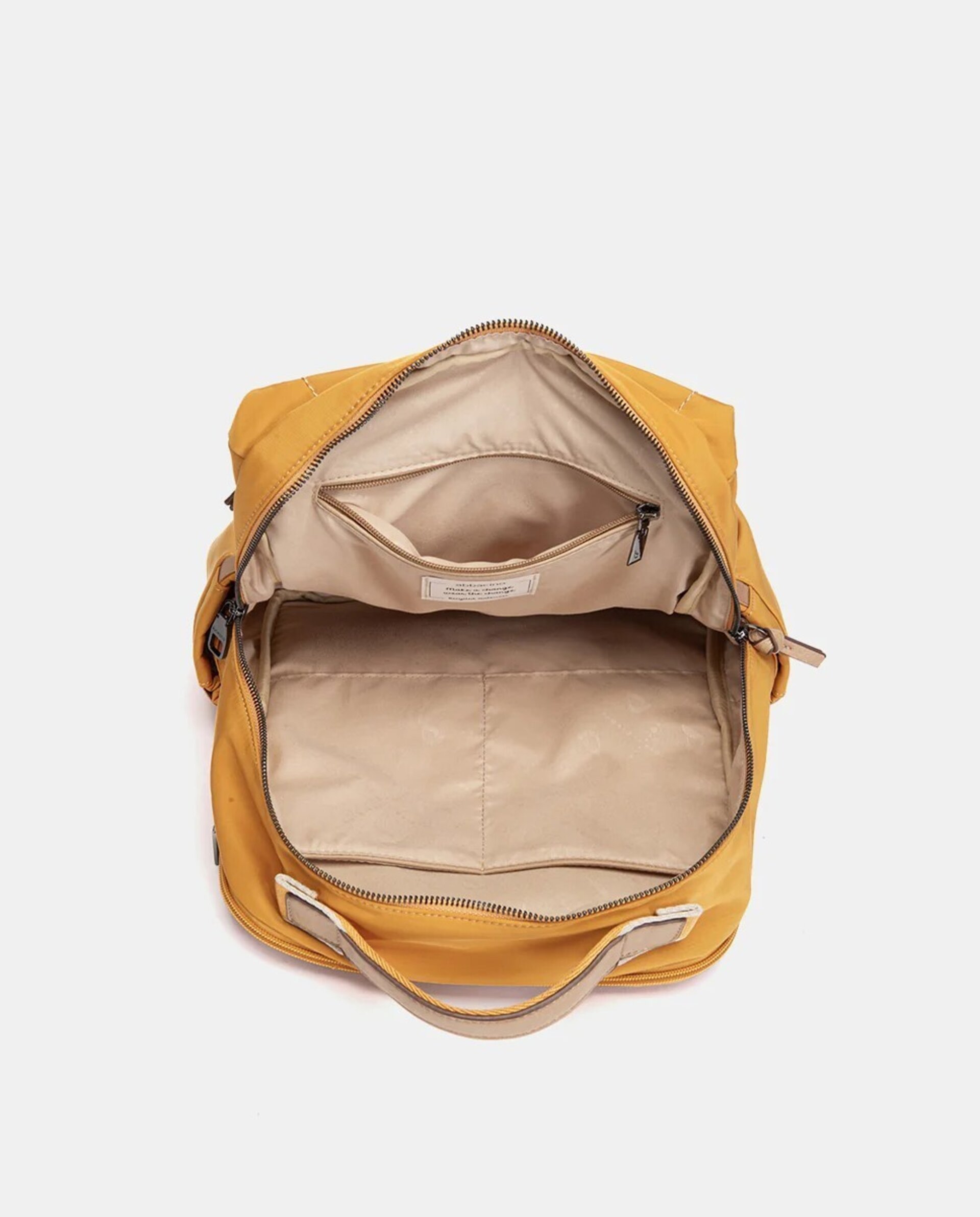 Mochila Abbacino tejido amarillo 81194 - 5