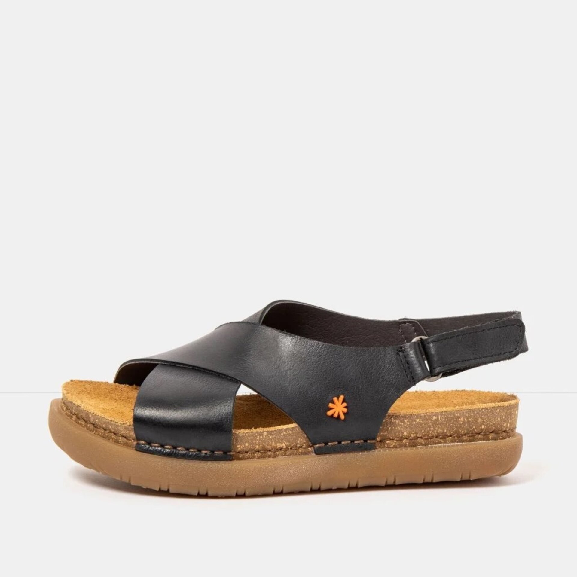 Sandalia ART roma-black Rhodes 1710S - 1