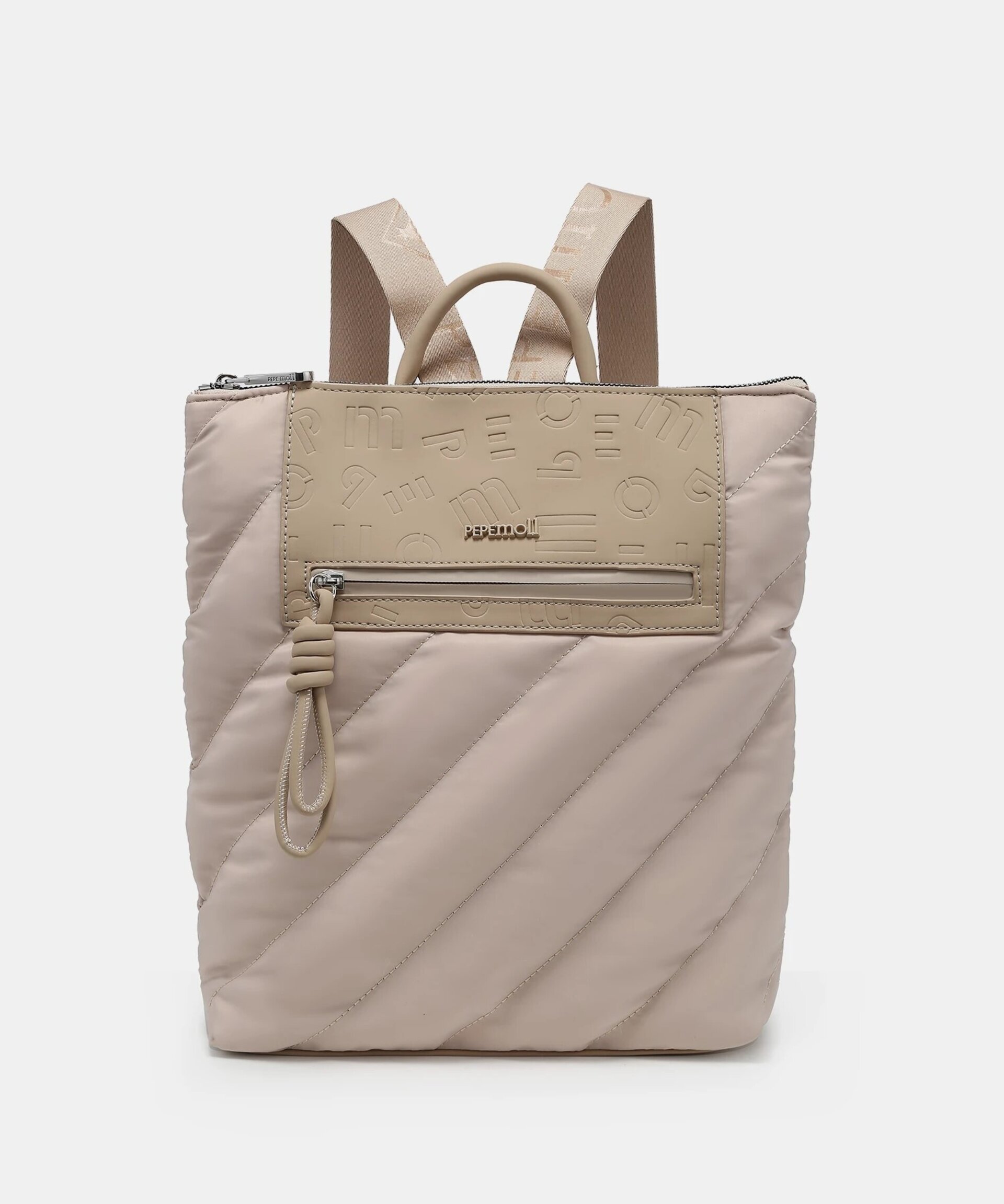 Mochila Pepe Moll acolchada beige 261101 - 4