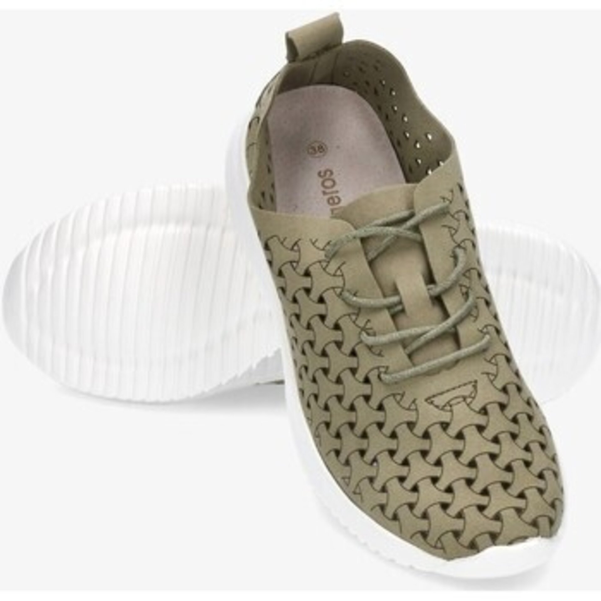 Zapatilla Eoligeros troquelada de cordones - 2