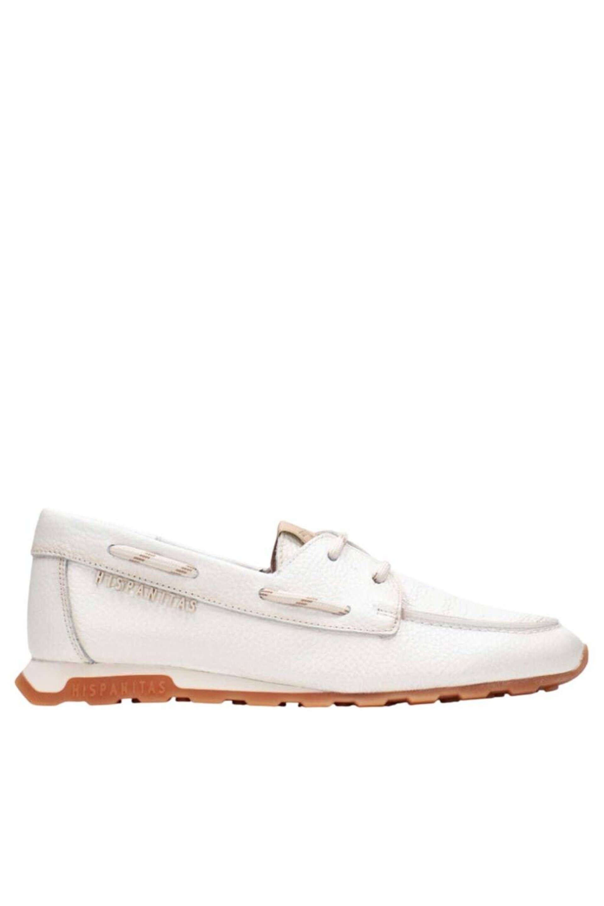 Mocasin náutico Hispanitas piel Zinnia blanco HV254603 - 2