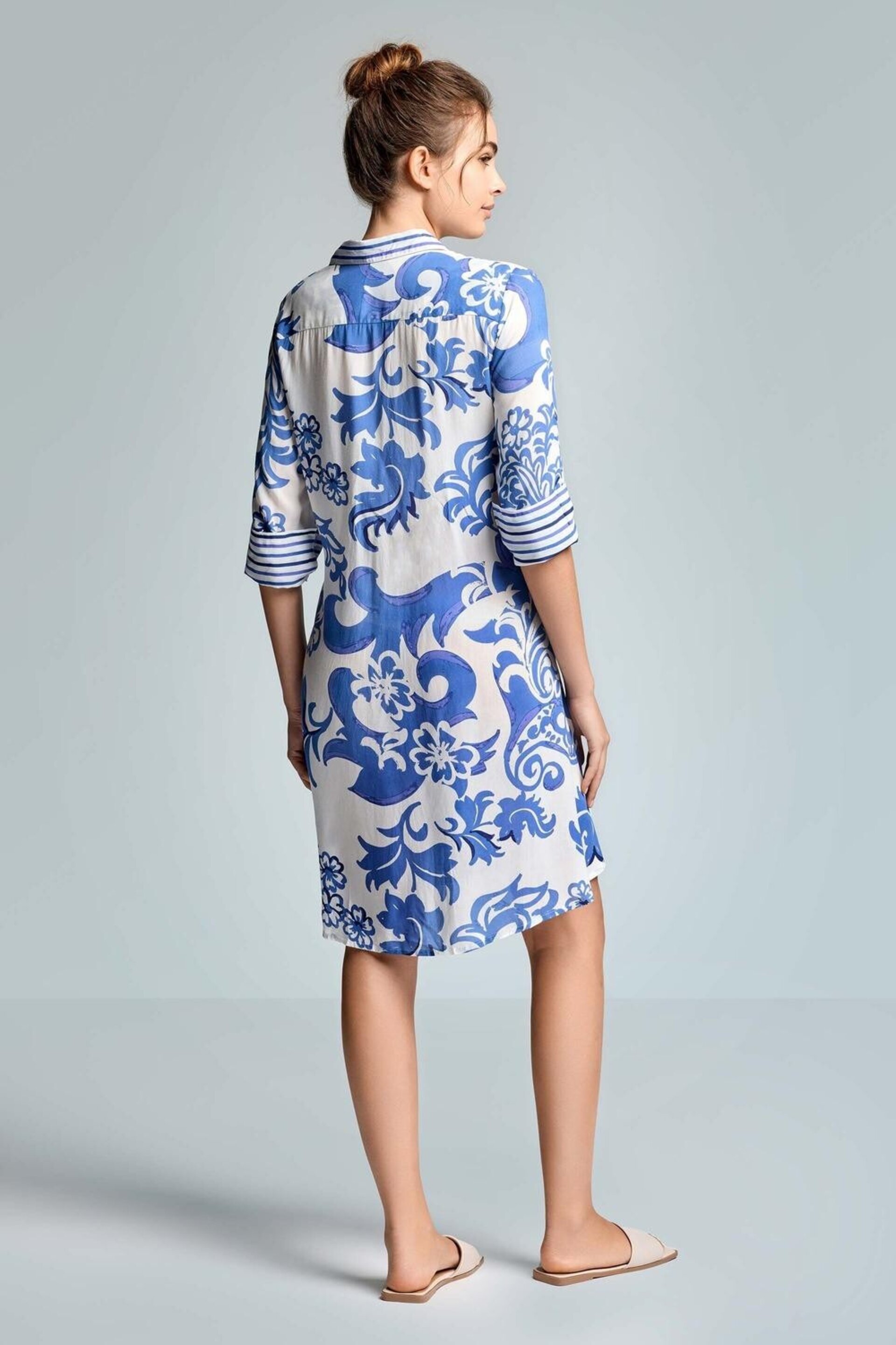 Vestido Iconique camisero manga 3/4 Romina IC26-037 - 3