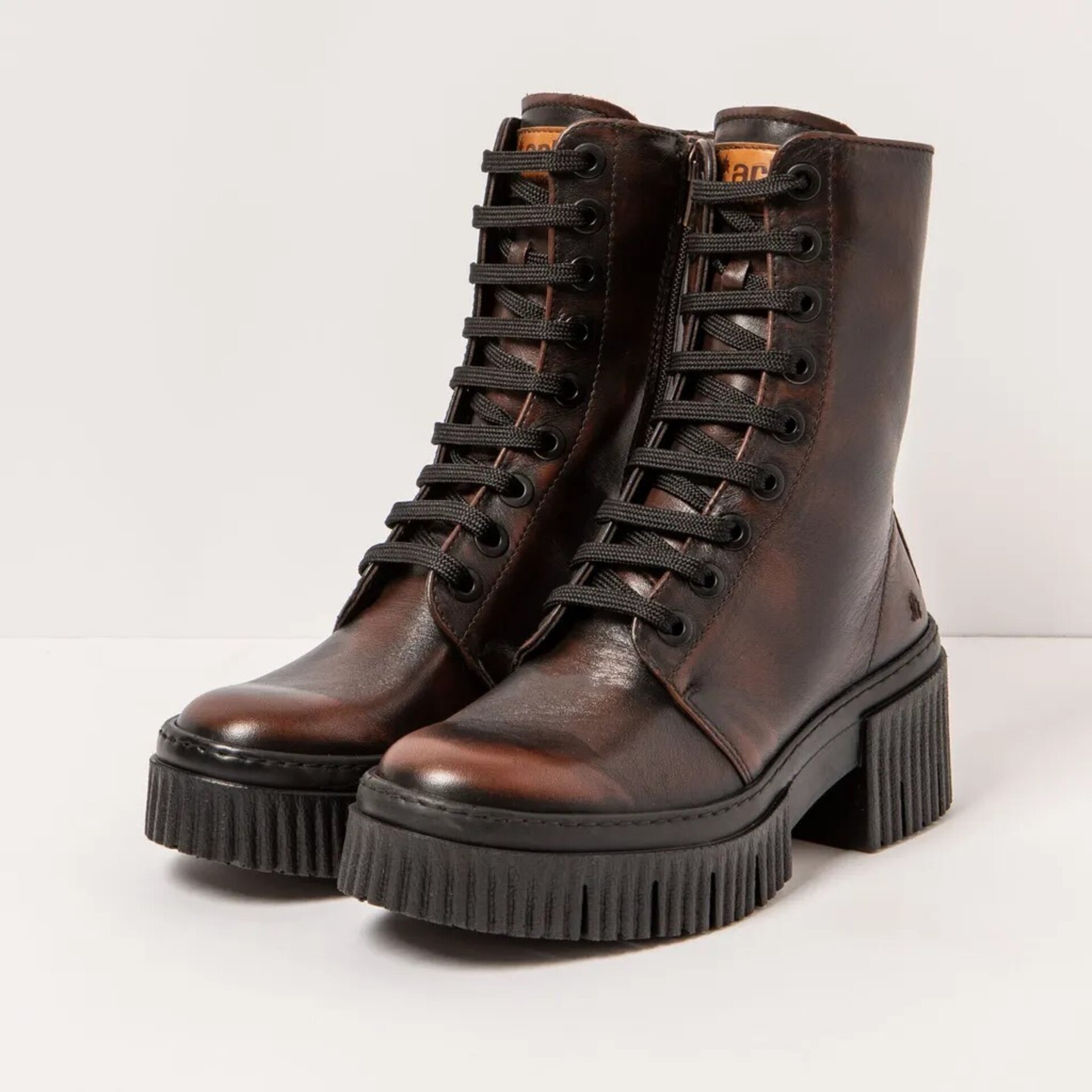 Botin ART 1375 piel asport/castaño York - 4