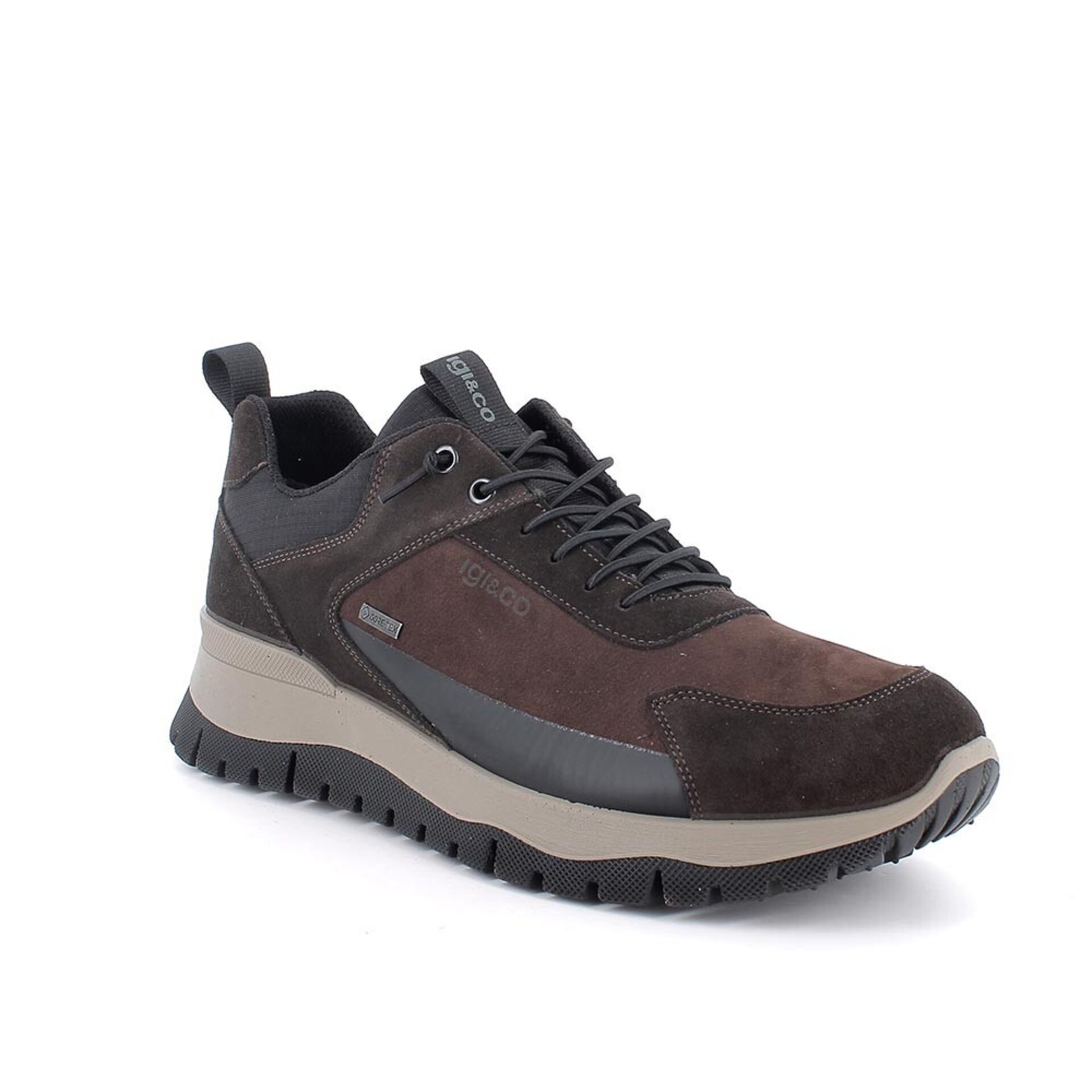 Deportivo Igi&co gore-tex marron cordones - 2