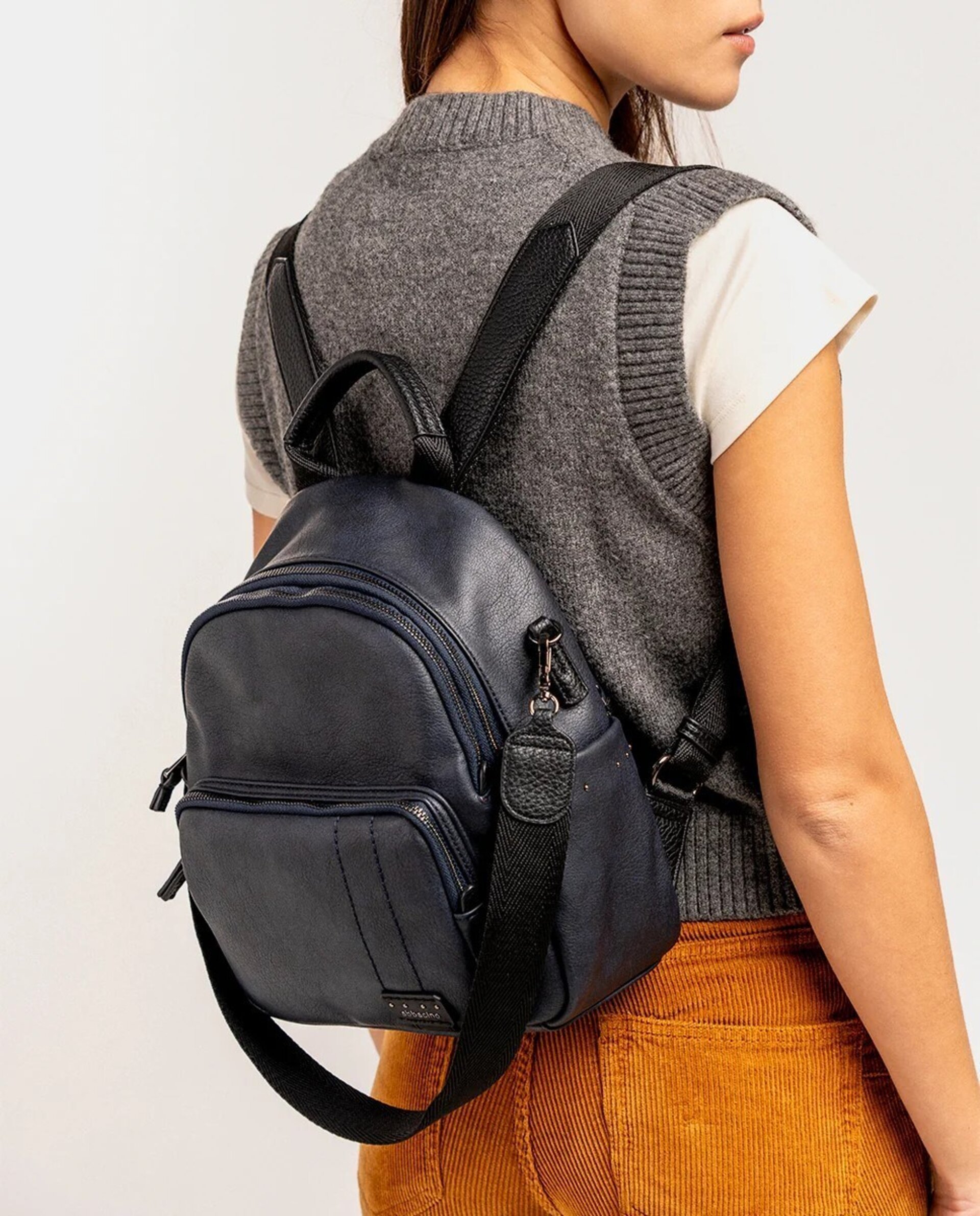 Mochila Abbacino reciclada marino 81150-80 - 6