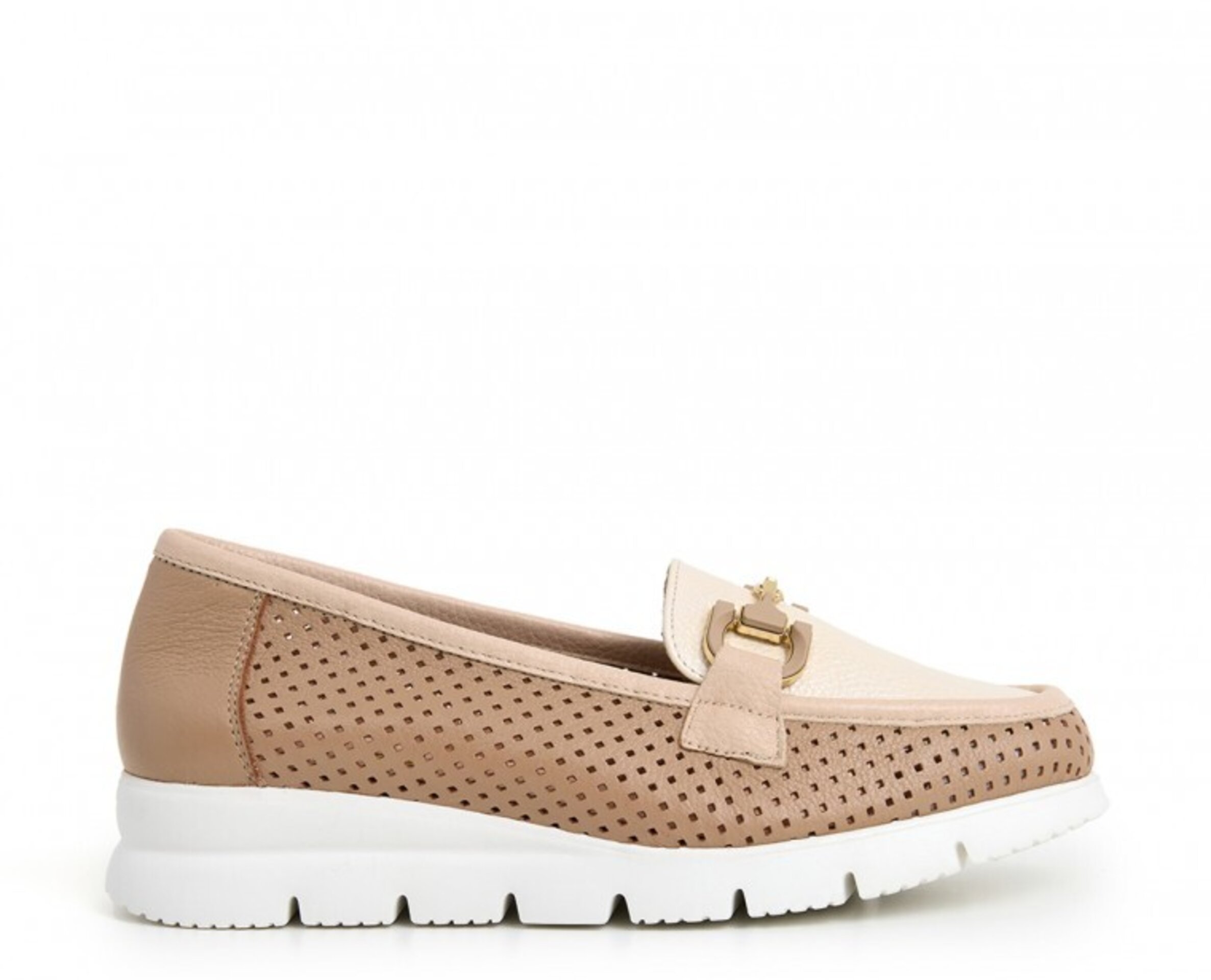 Mocasin 24 HORAS piel estribo bicolor 26429 - 4