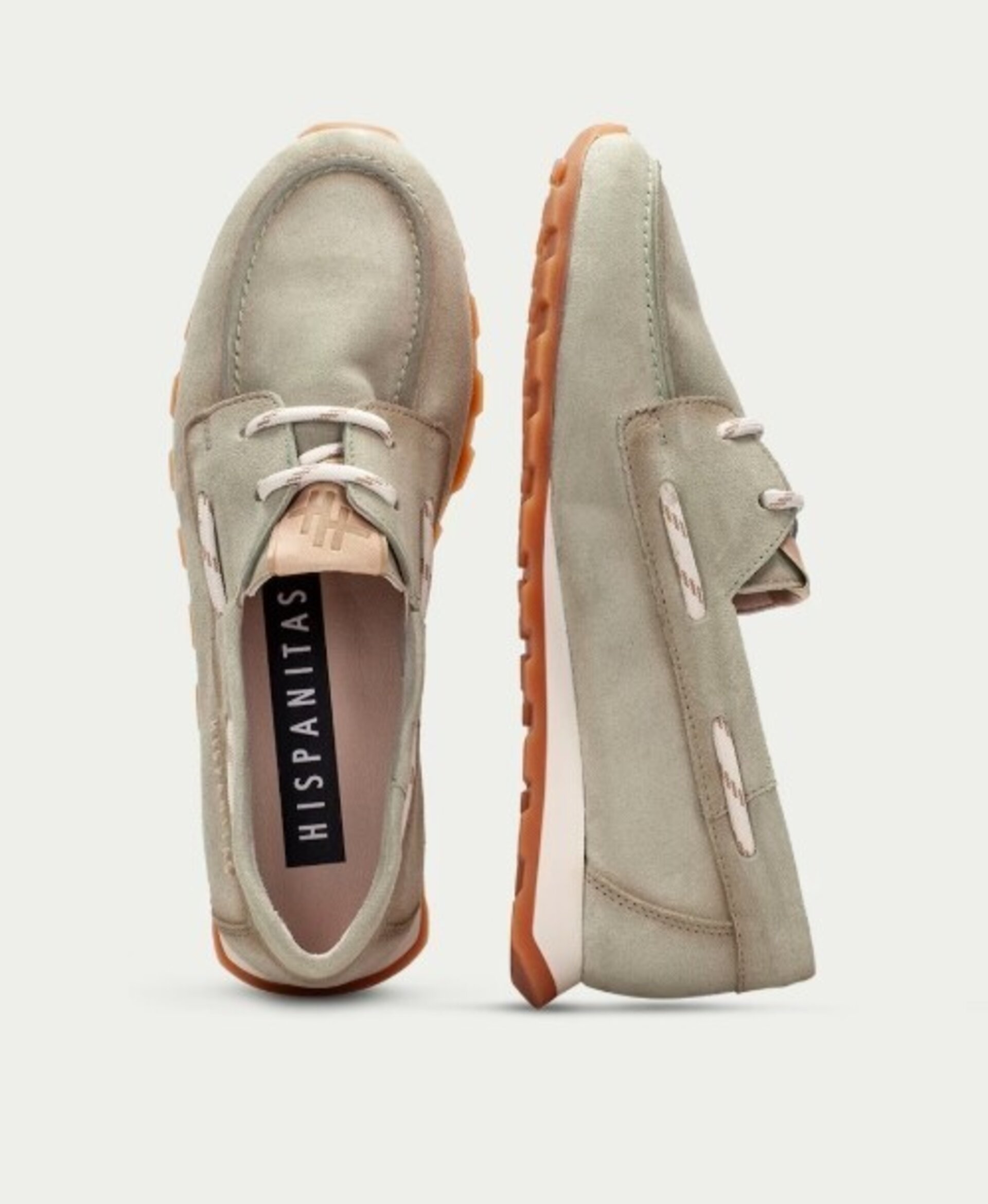 Mocasin náutico Hispanitas nobuck Zinnia alga HV254603 - 5