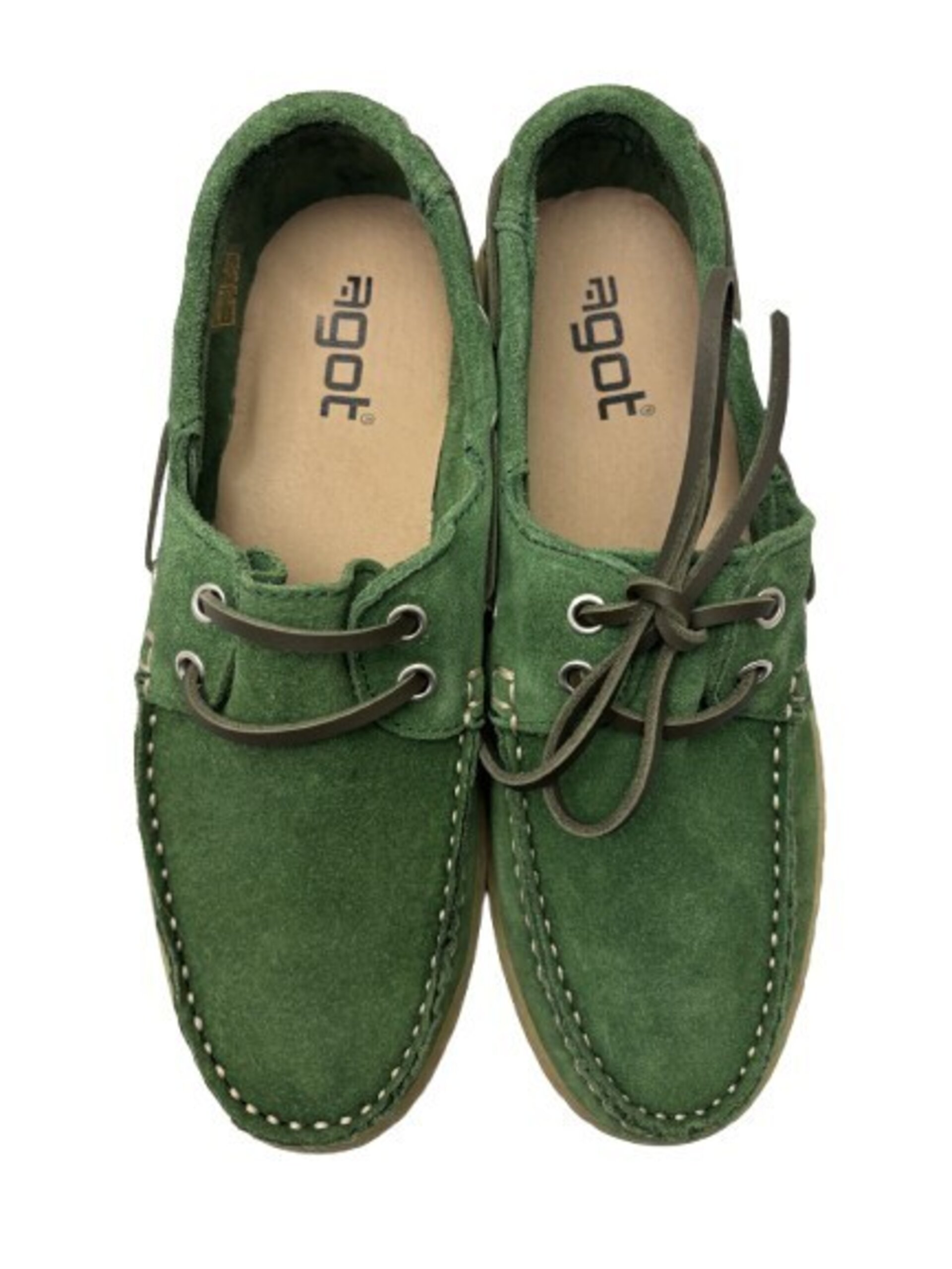 Náutico Agot casco serraje Sailor verde - 3