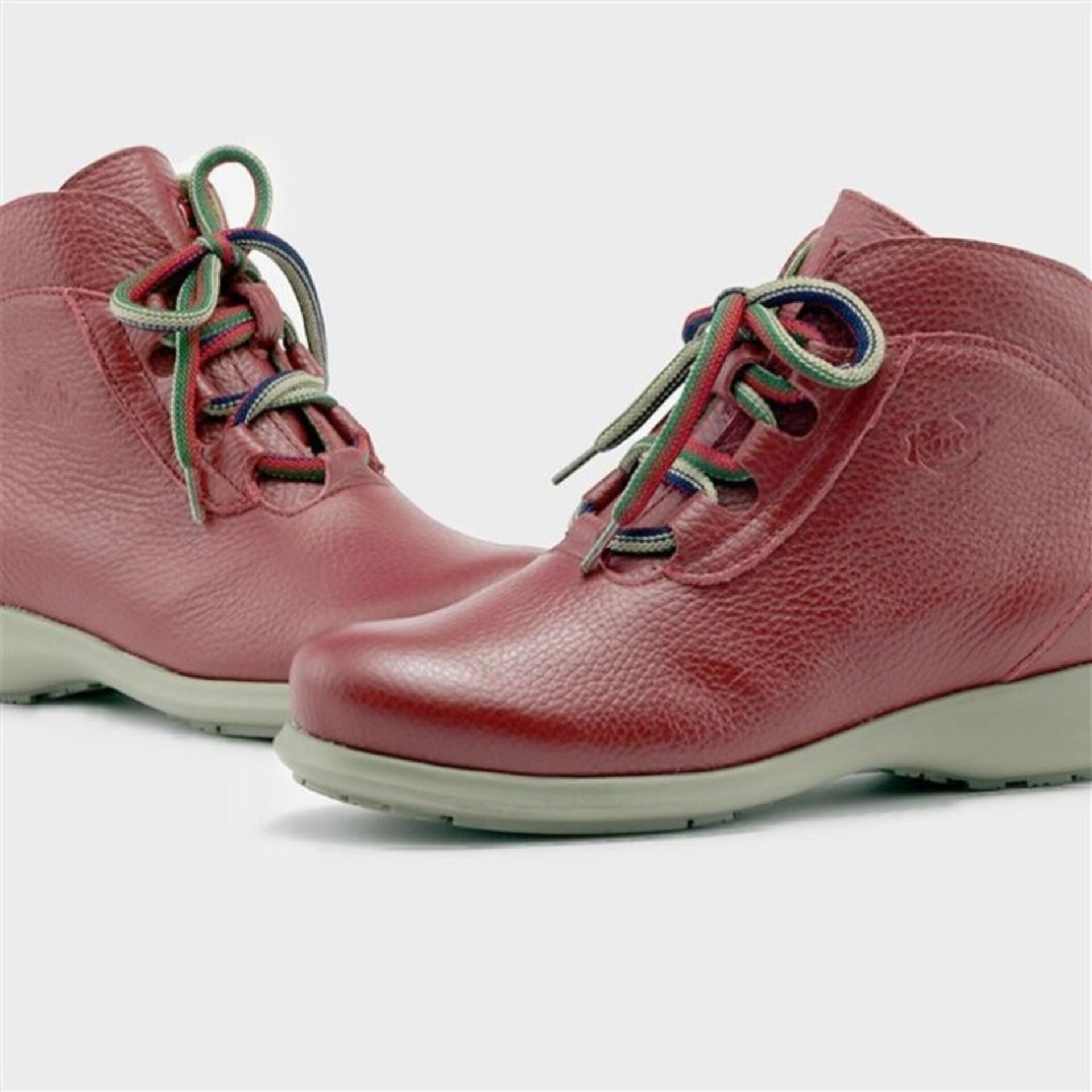 Botines Rural piel cordones 2082-BG - 2