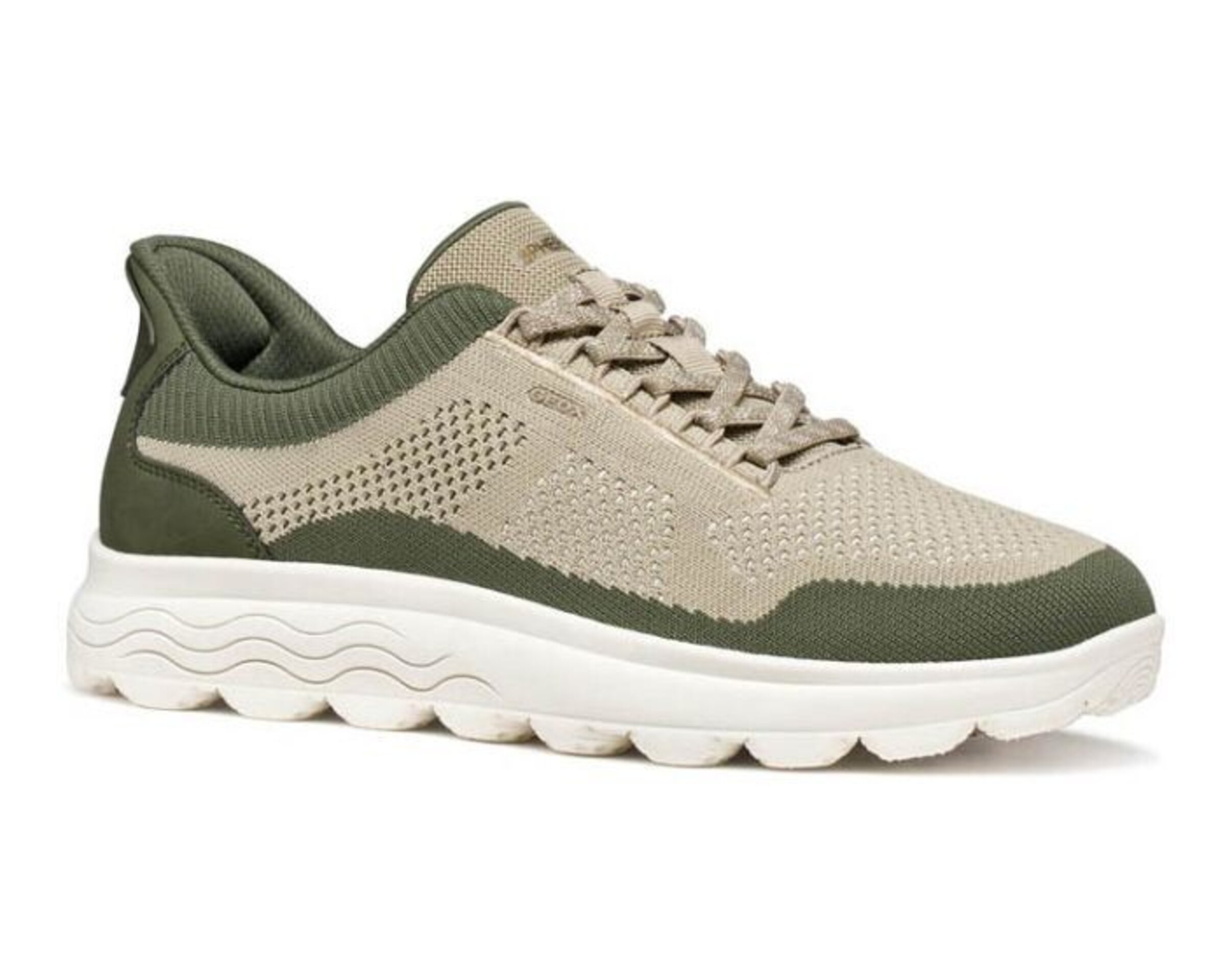 Deportivo Geox Spherica Plus oliva-beig U65MPE - 3