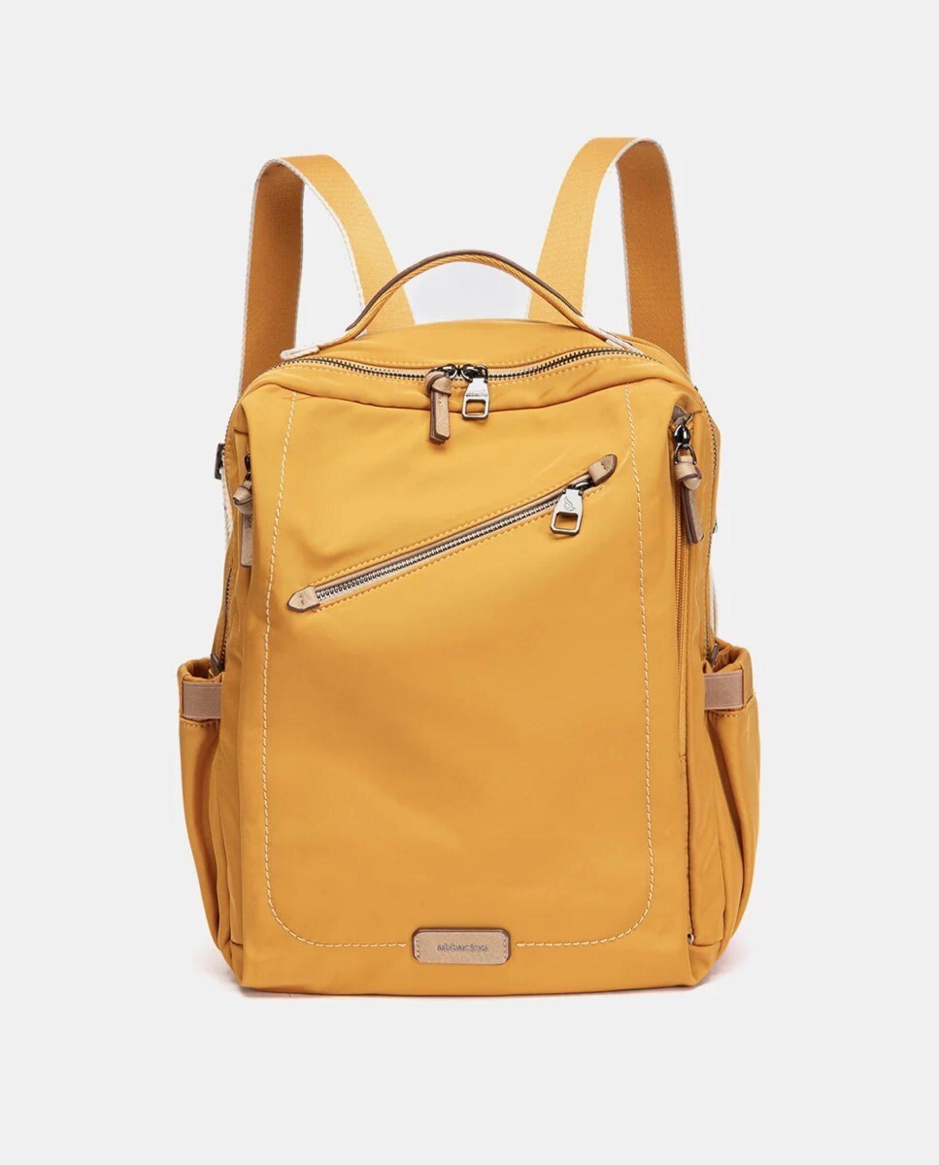 Mochila Abbacino tejido amarillo 81194 - 1