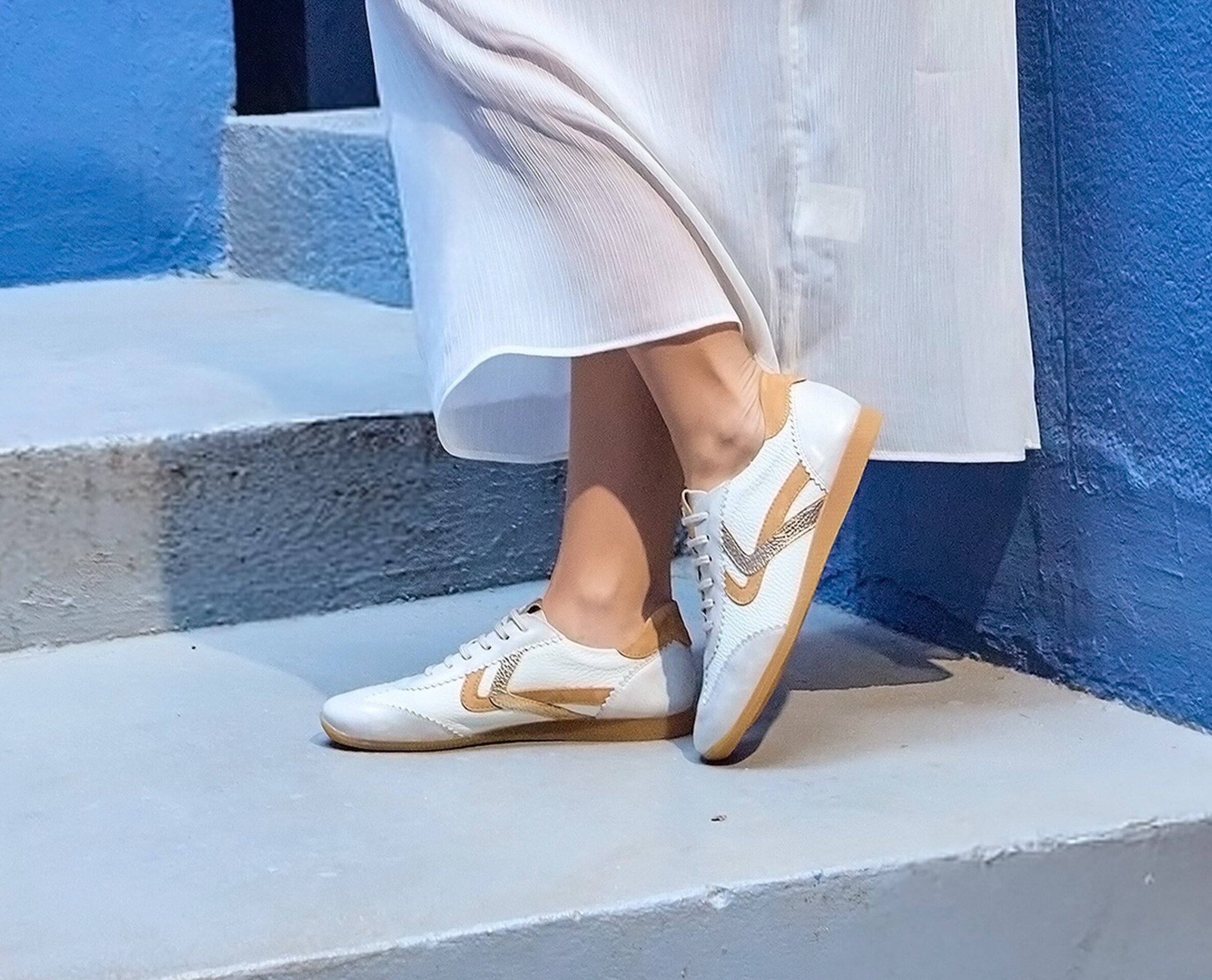 Zapatilla 24Horas barefoot piel lino 26763 - 1