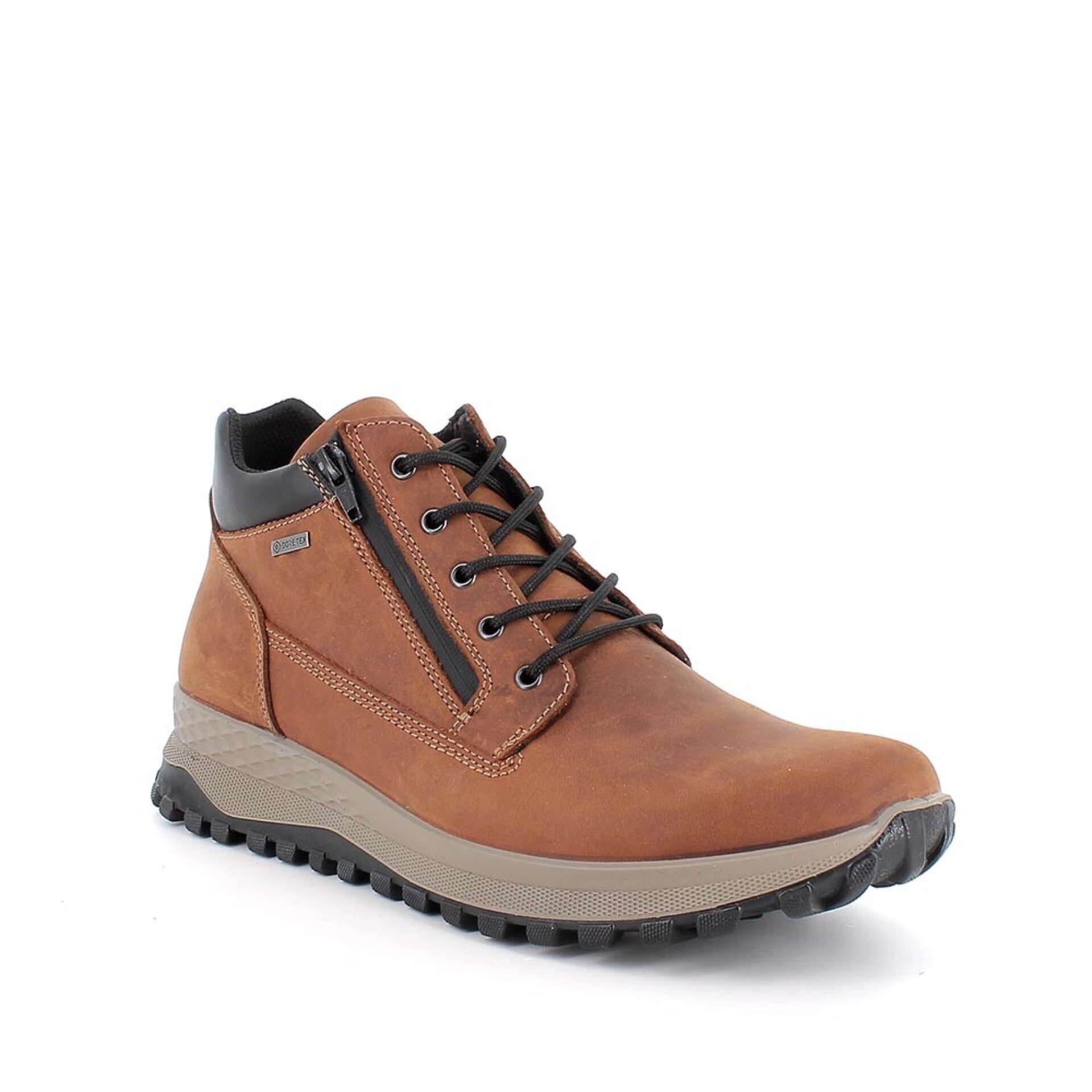 Media bota Igi&Co Gore-Tex cremallera marron - 2
