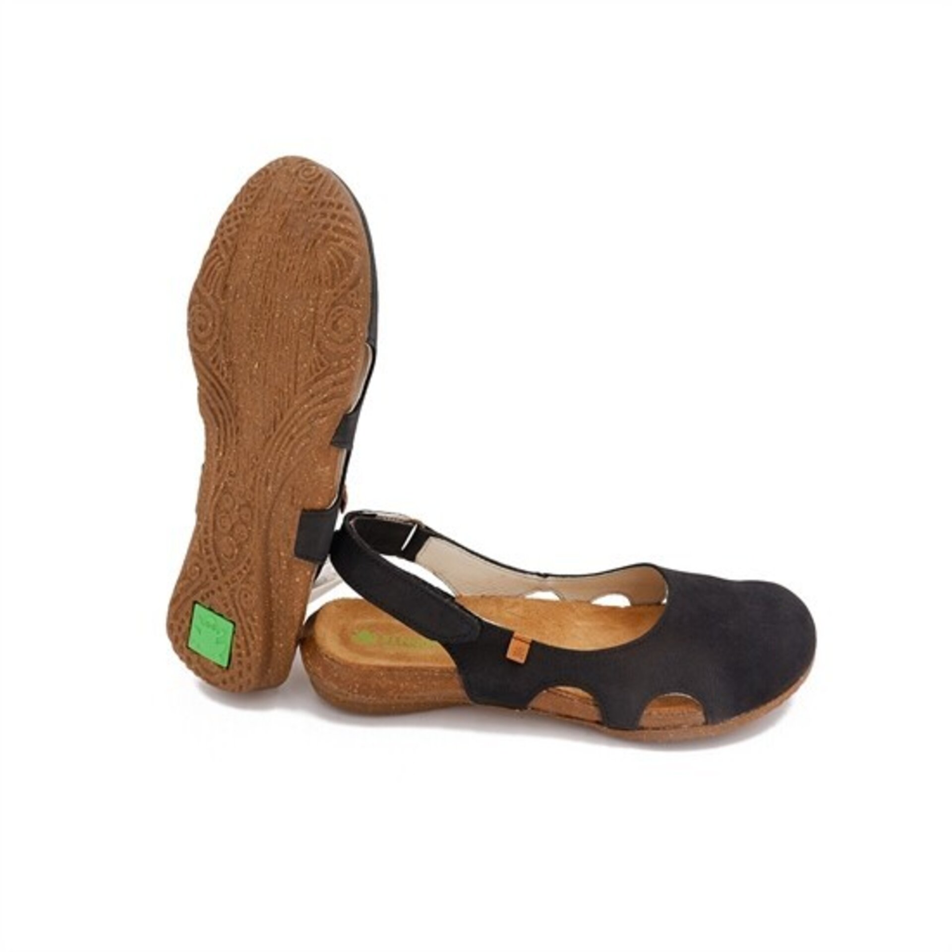 Bailarina El Naturalista destalonada Wakataua Pleasant negro N413 - 2