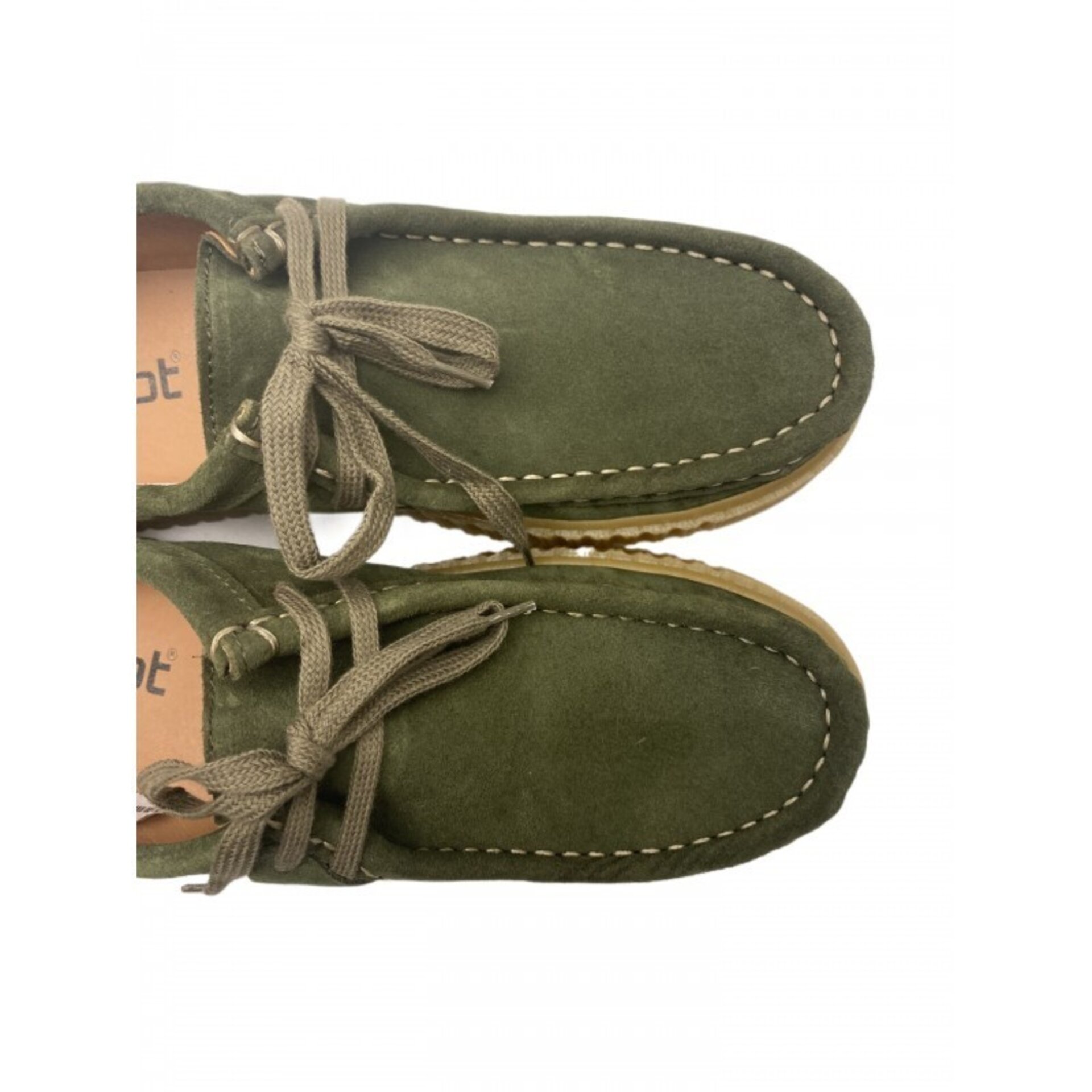 Mocasin náutico Agot serraje Moth musgo - 3