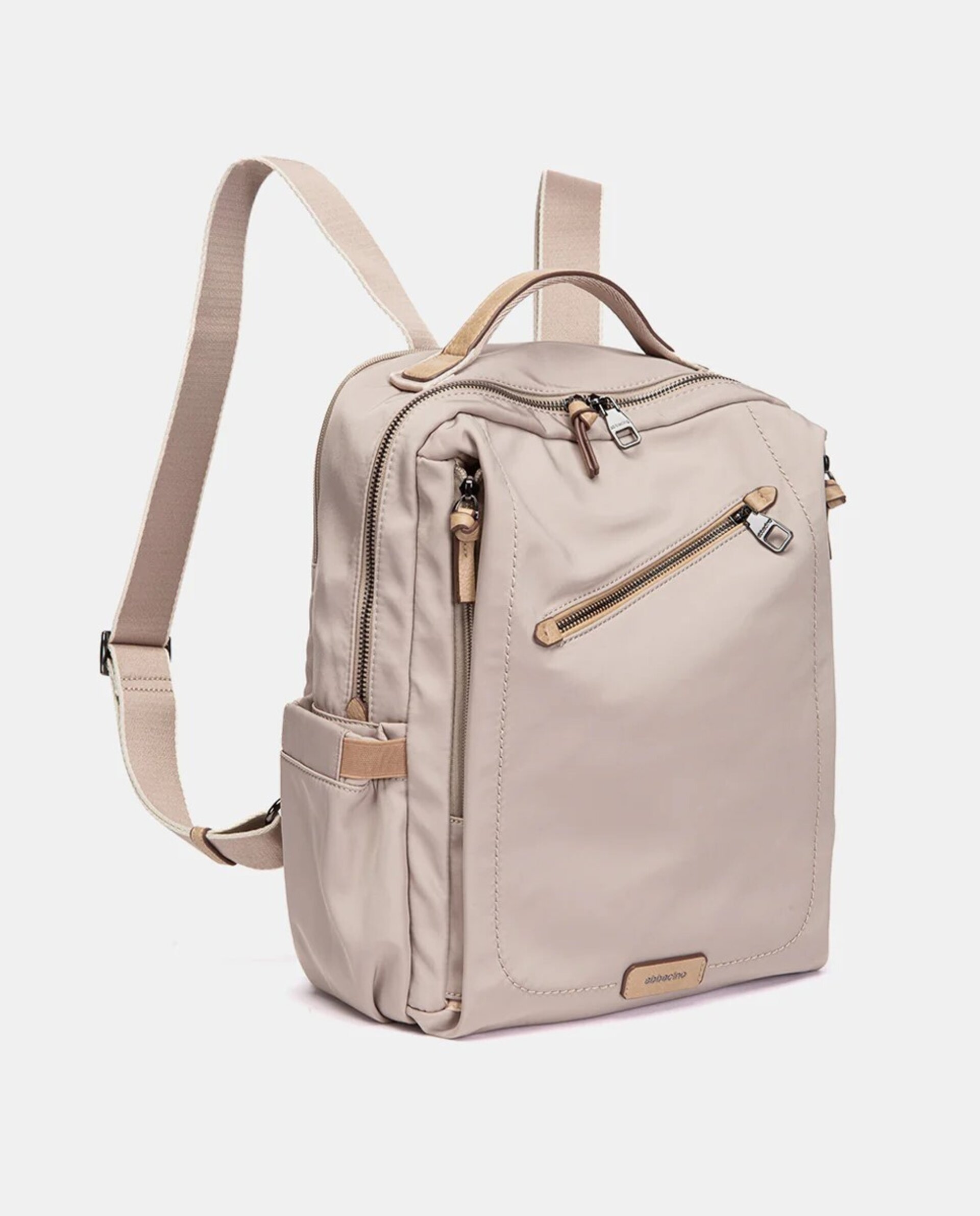 Mochila Abbacino en tejido beige 81194 - 5