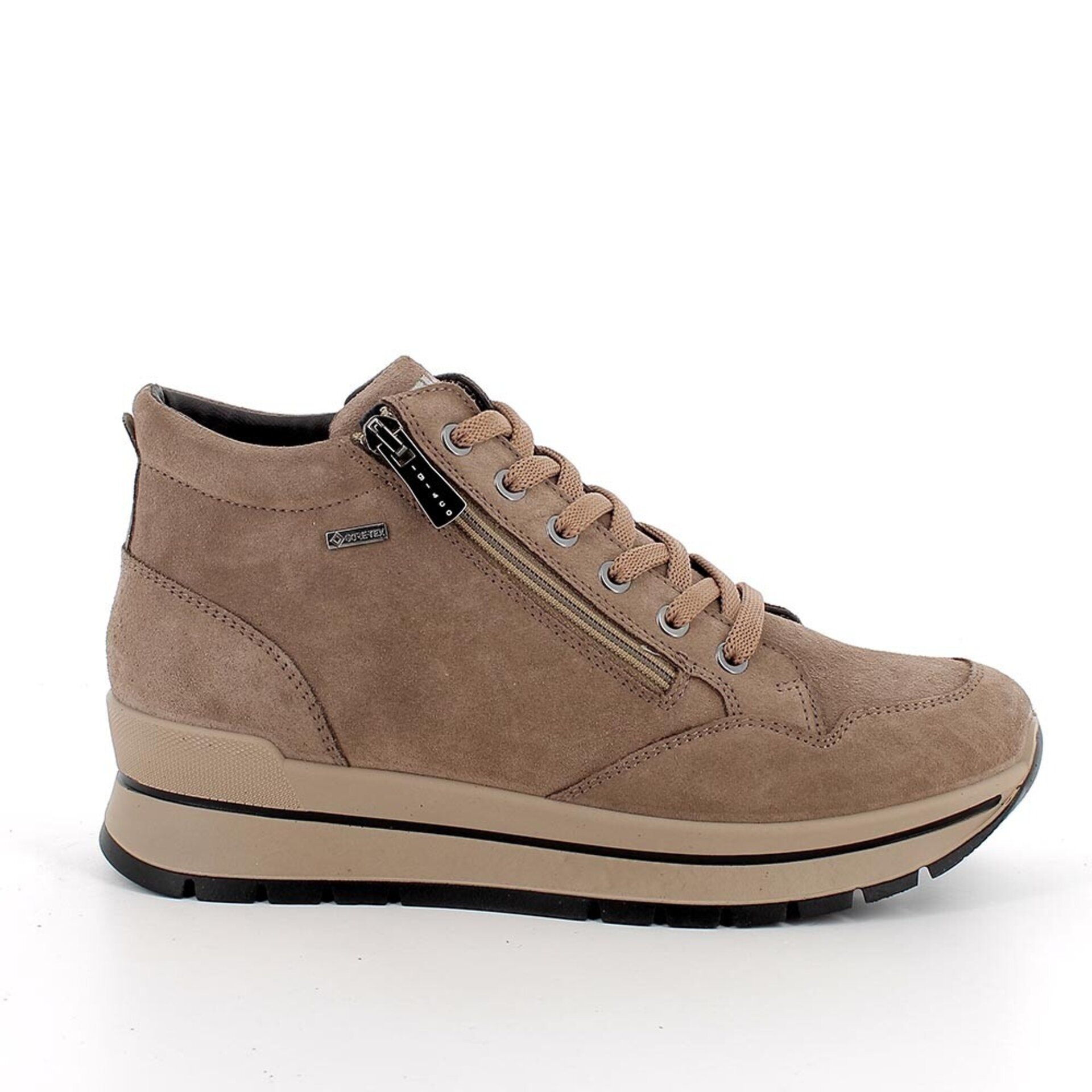Deportivo abotinado Igi&co gore-tex cremallera taupe - 1