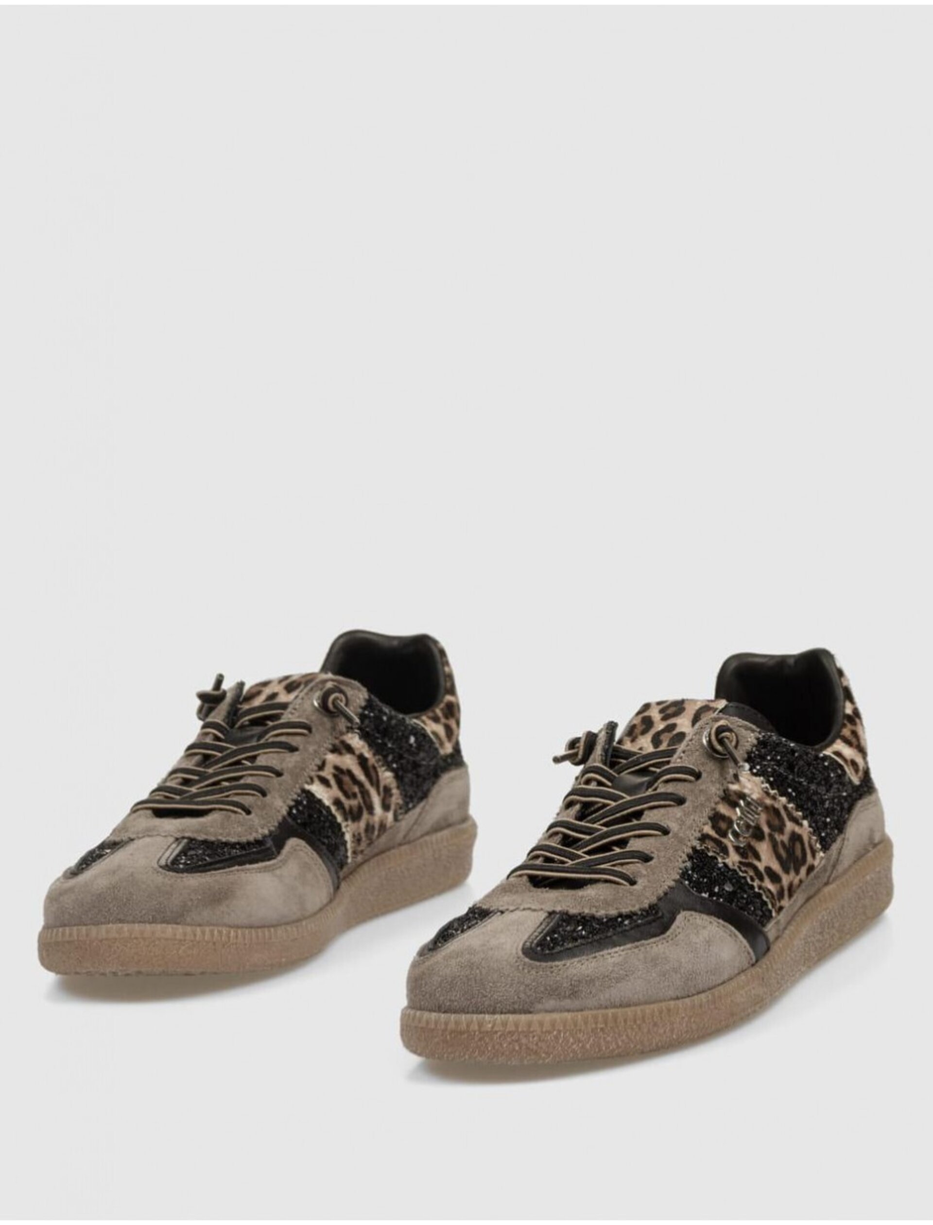 Zapatilla CETTI ante/glitter negro C-1395 - 3