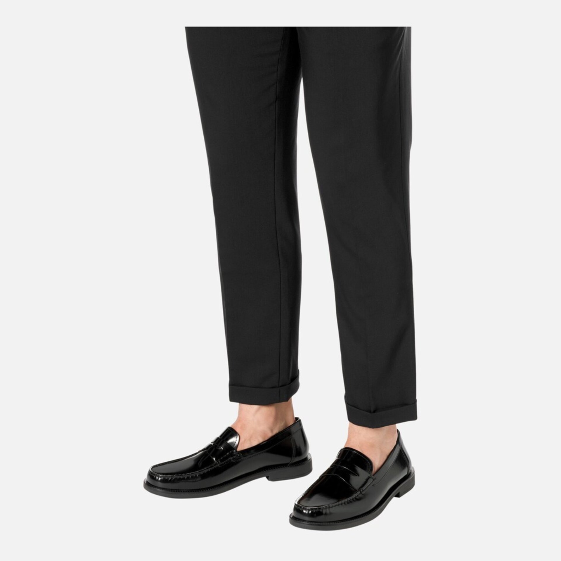 Mocasin Geox piel Recanati negro U55HVB - 7