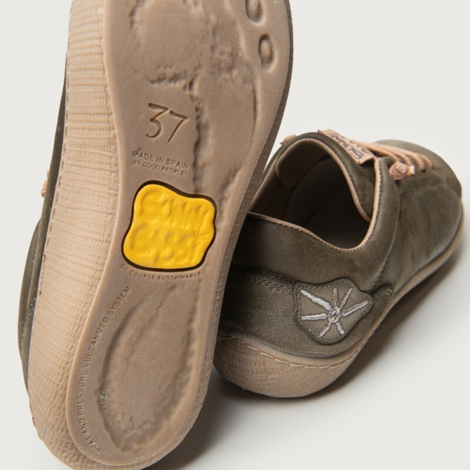 Sneaker Sunni Sabbi piel NANTAI kaki - 3