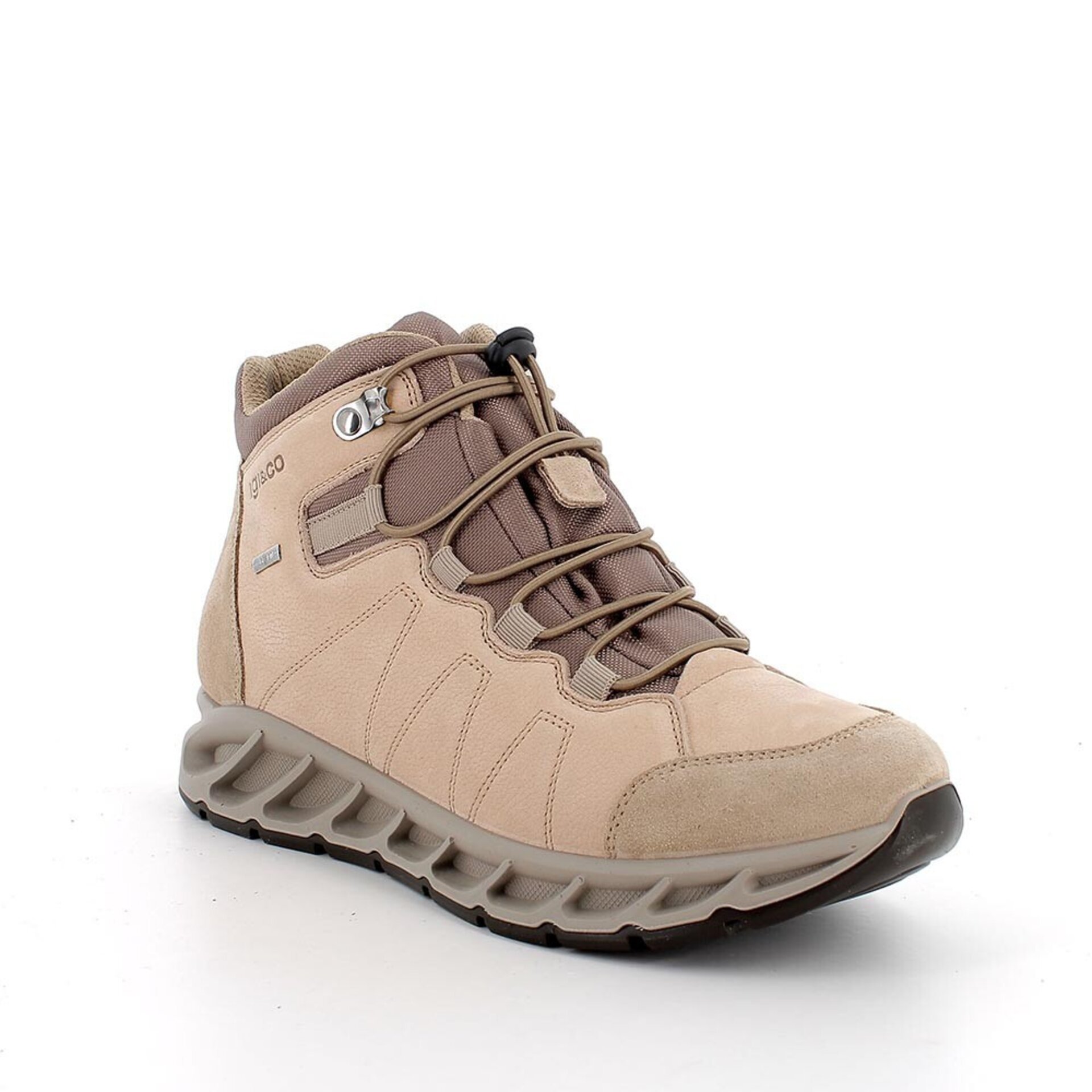 Botin Igi&Co gore-tex nobuk beig elástico - 2
