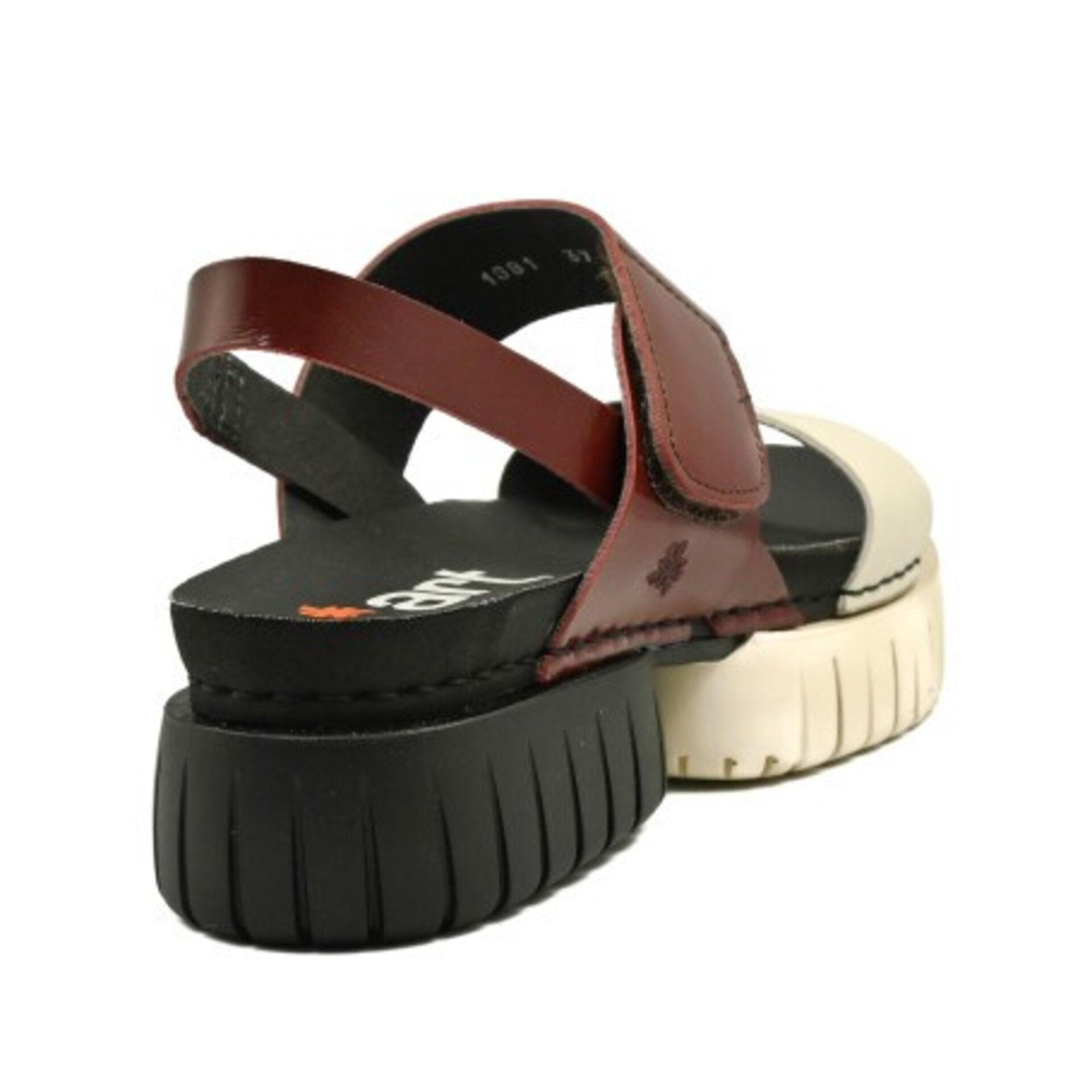 Sandalia ART multi Madeira burgundy/cream 1881 - 5